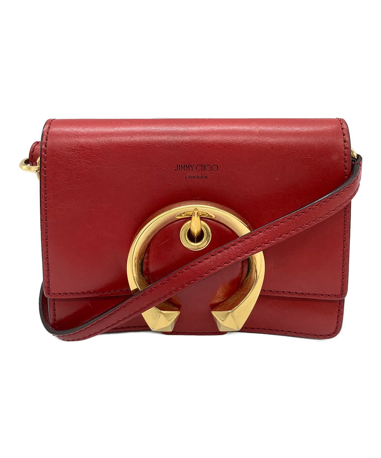 中古・古着通販】JIMMY CHOO (ジミーチュウ) マデリンショルダーバッグ