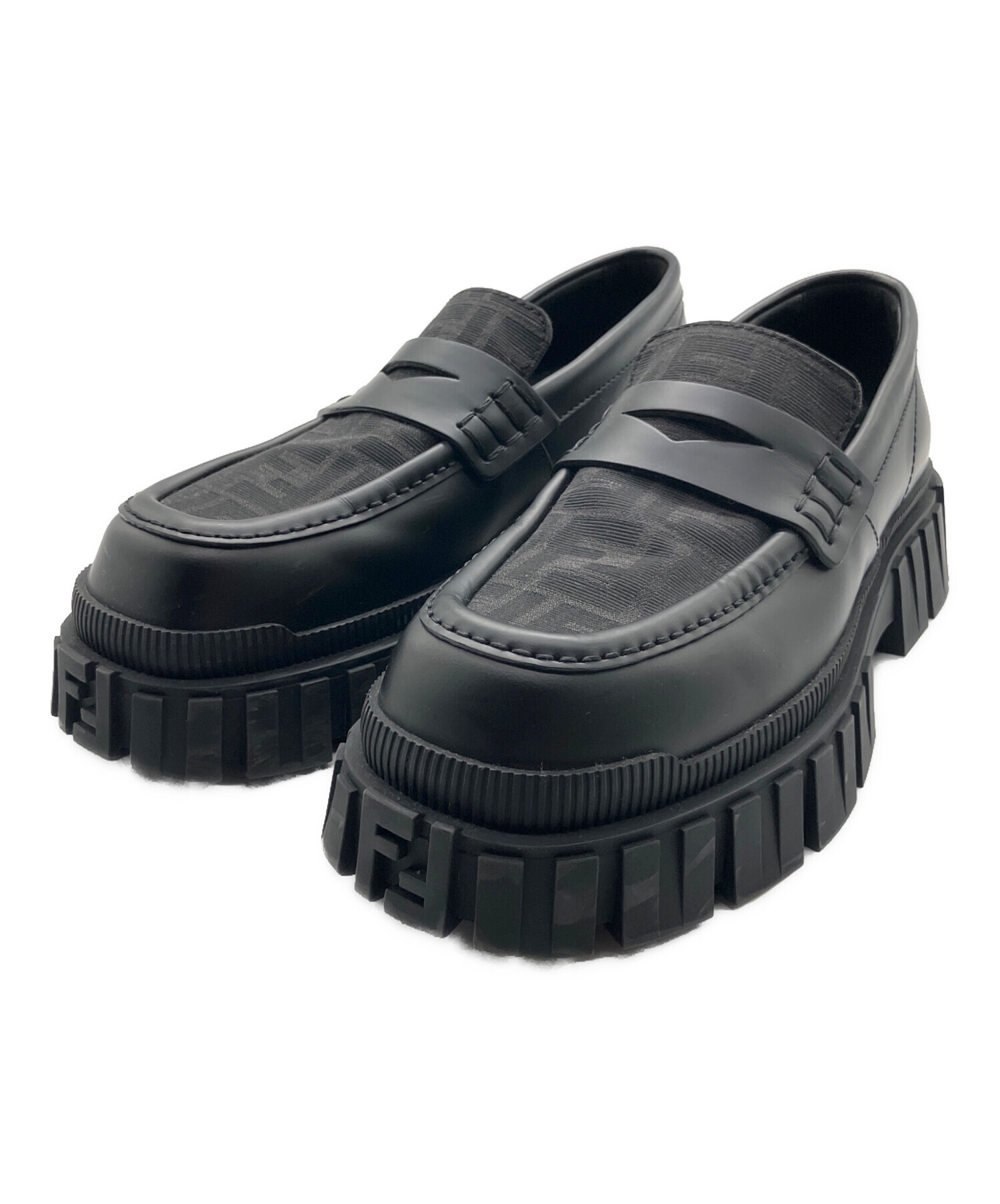 中古・古着通販】FENDI (フェンディ) Zucca Loafers ズッカローファー