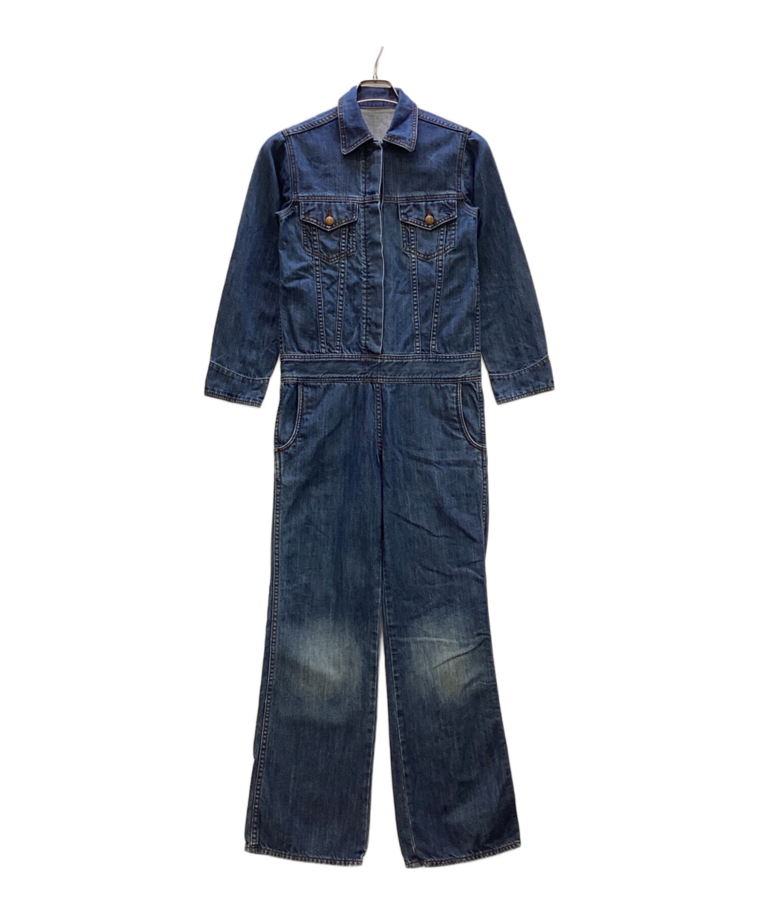 中古・古着通販】EVISU (エヴィス) デニムつなぎ インディゴ サイズ:M