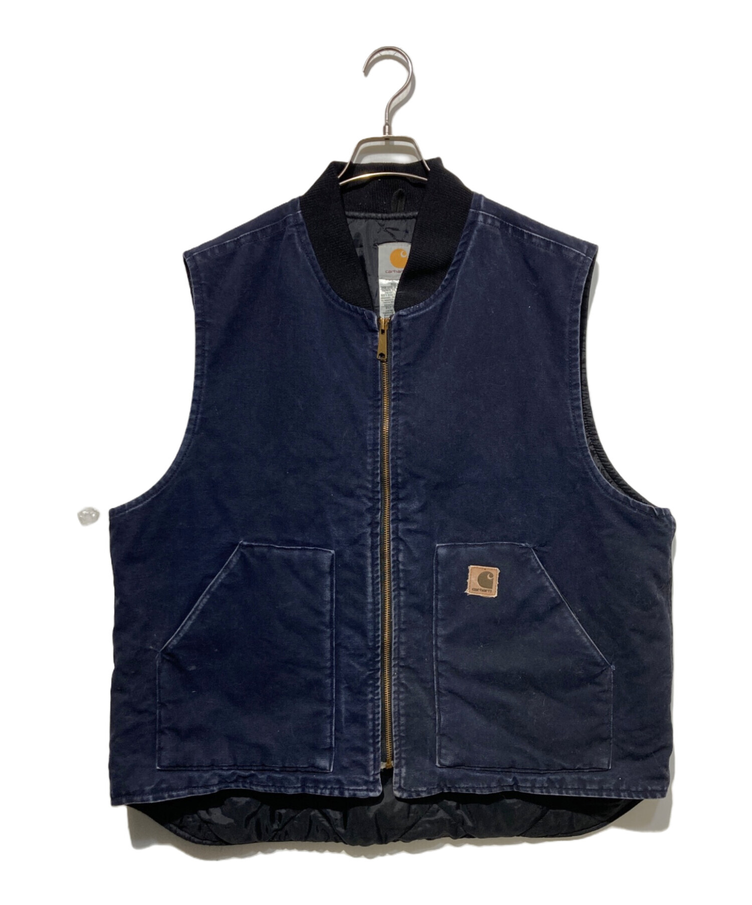 中古・古着通販】CarHartt (カーハート) ダックベスト ネイビー サイズ