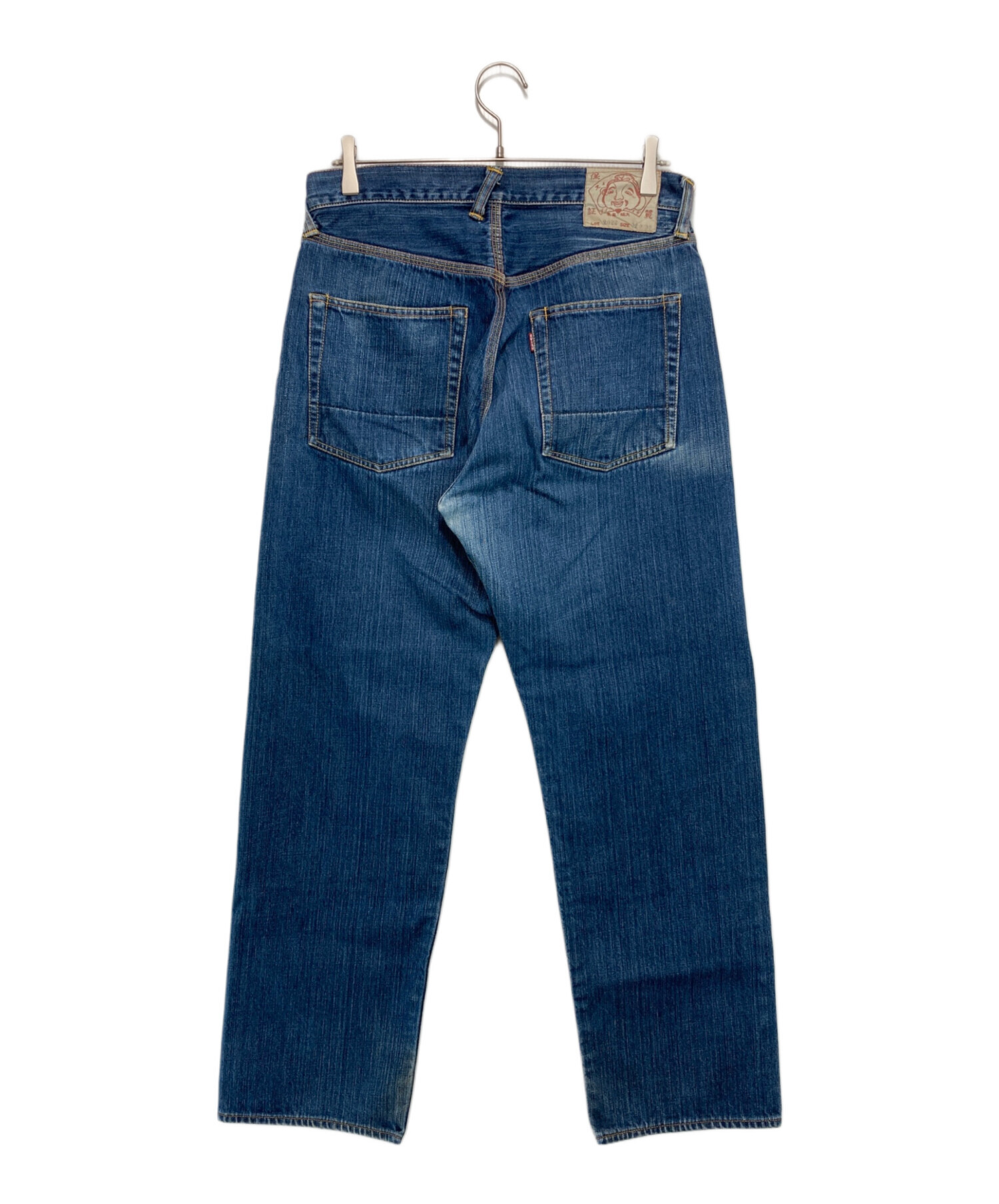 中古・古着通販】EVISU (エヴィス) ダブルニーデニムパンツ インディゴ