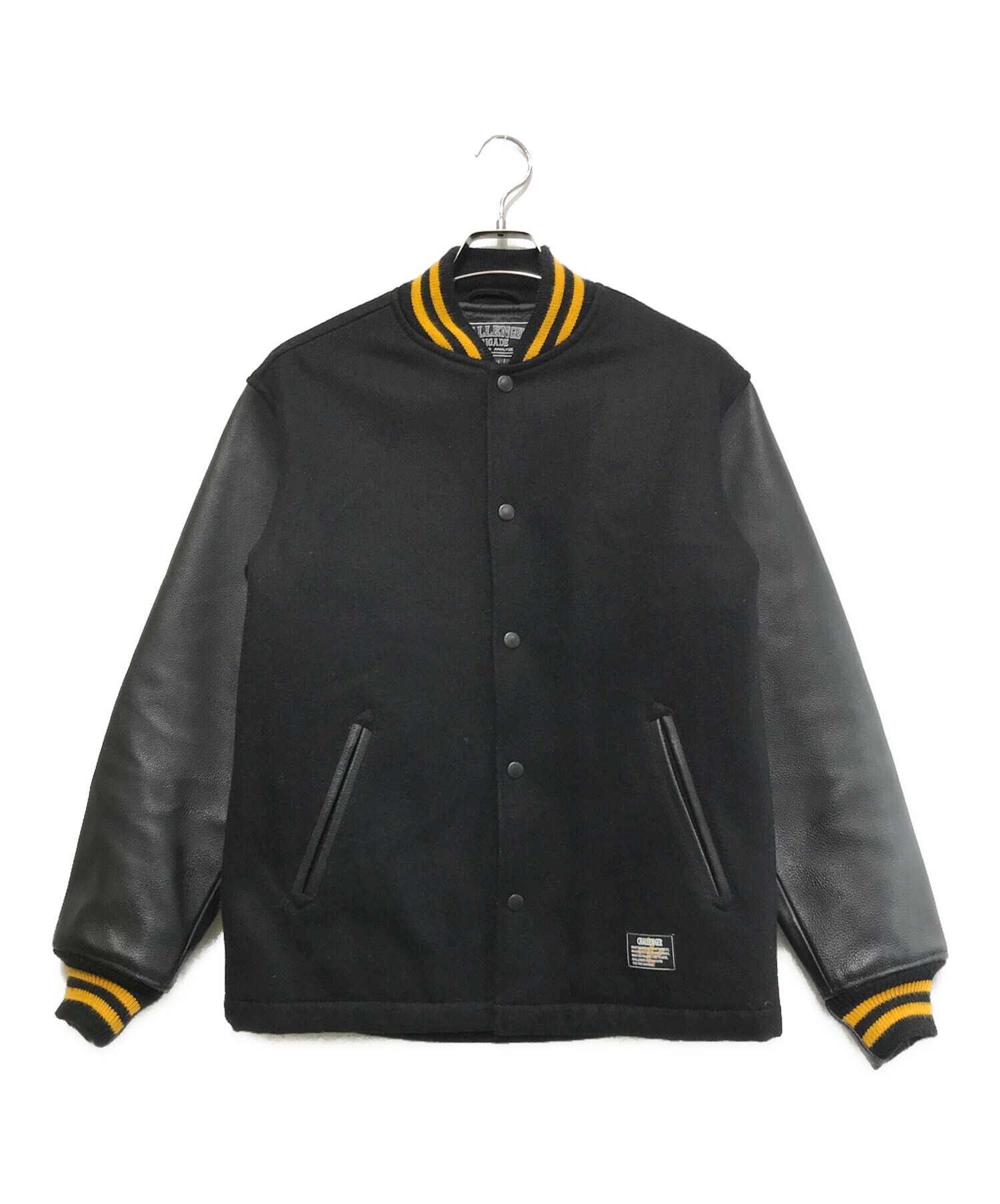 中古・古着通販】CHALLENGER (チャレンジャー) スタジャン ブラック