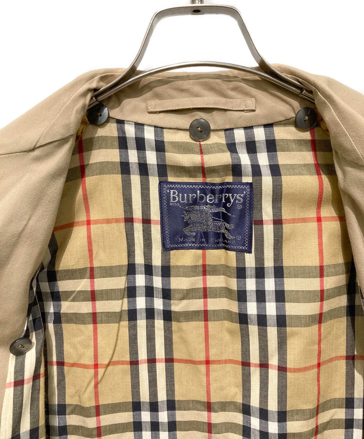 中古・古着通販】Burberry's (バーバリー) 裏地ノヴァチェックコート