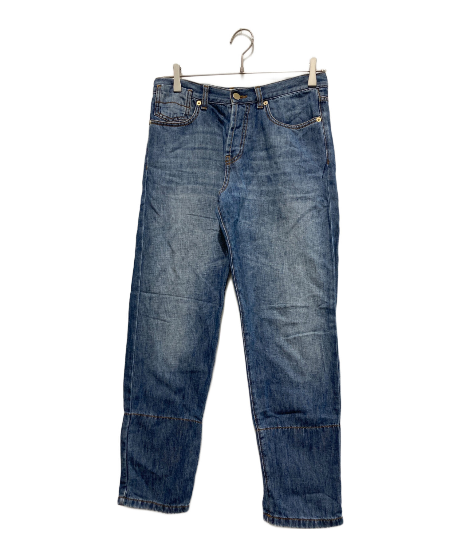 中古・古着通販】MARNI (マルニ) クロップドデニムパンツ インディゴ