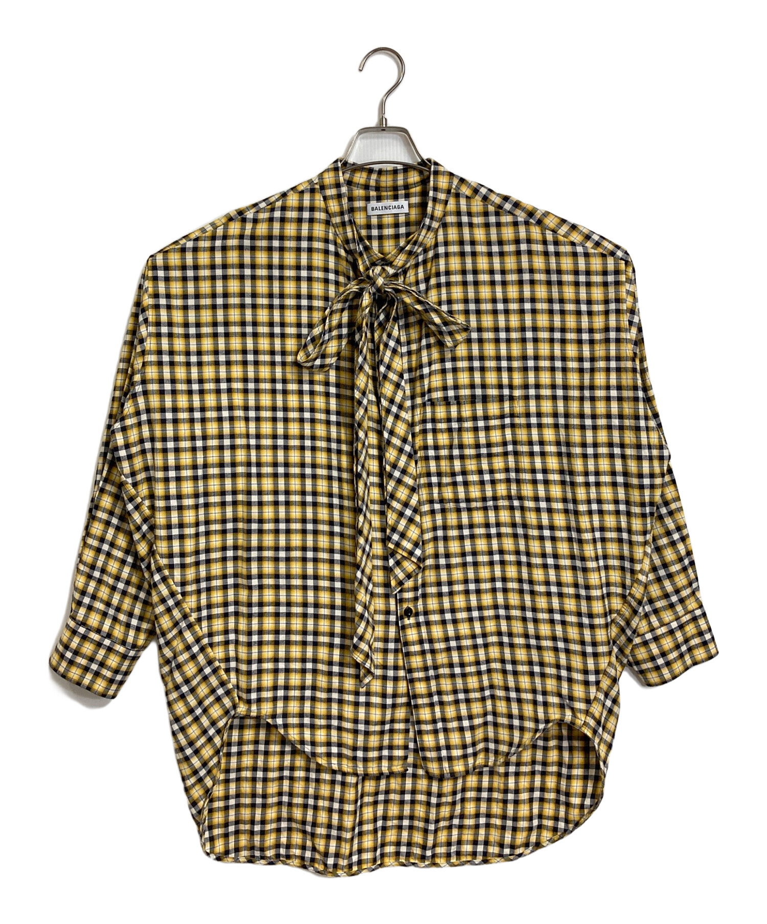 中古・古着通販】BALENCIAGA (バレンシアガ) 18SS バックロゴチェック