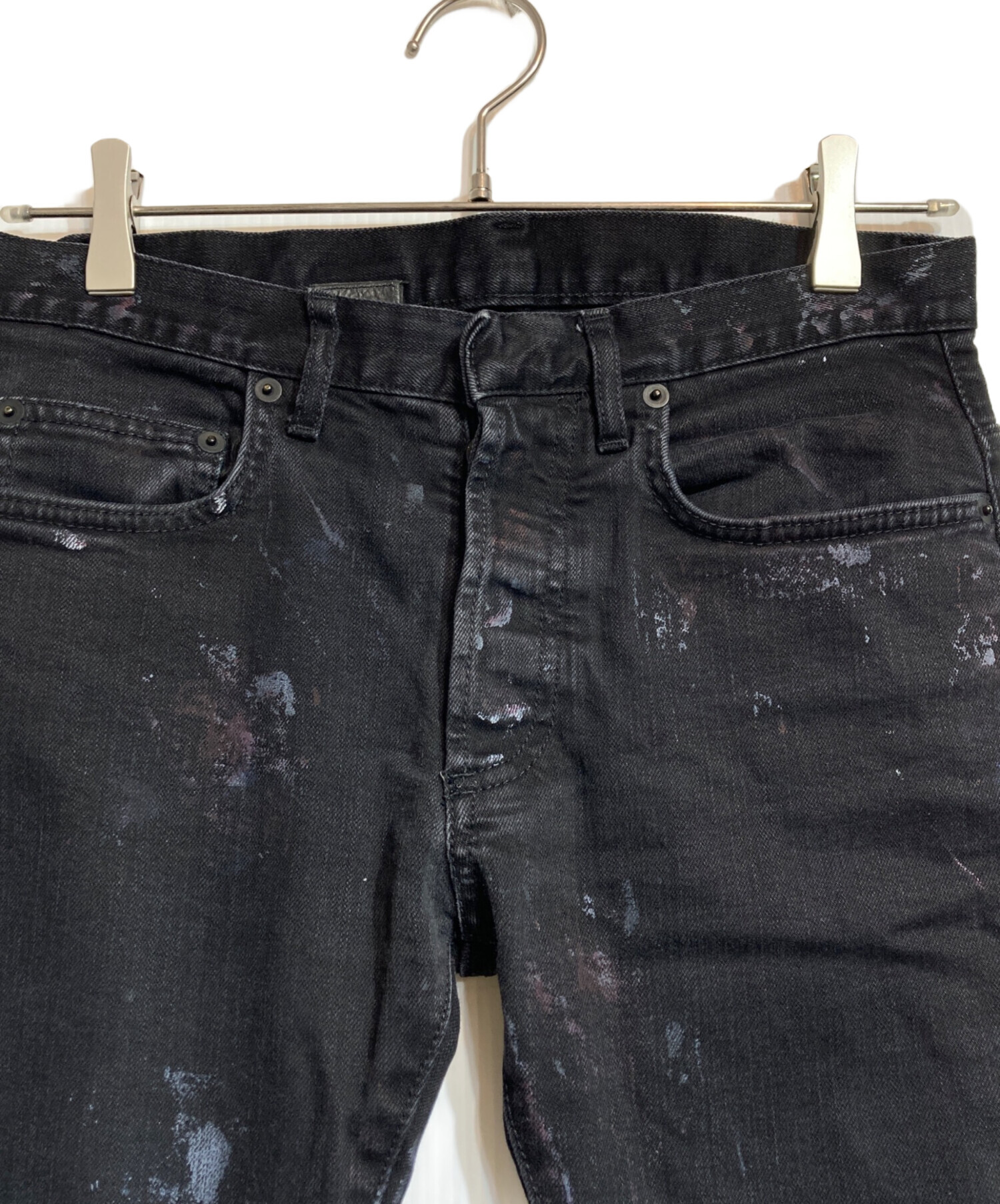 中古・古着通販】DIOR HOMME (ディオール オム) ペイント加工スキニー