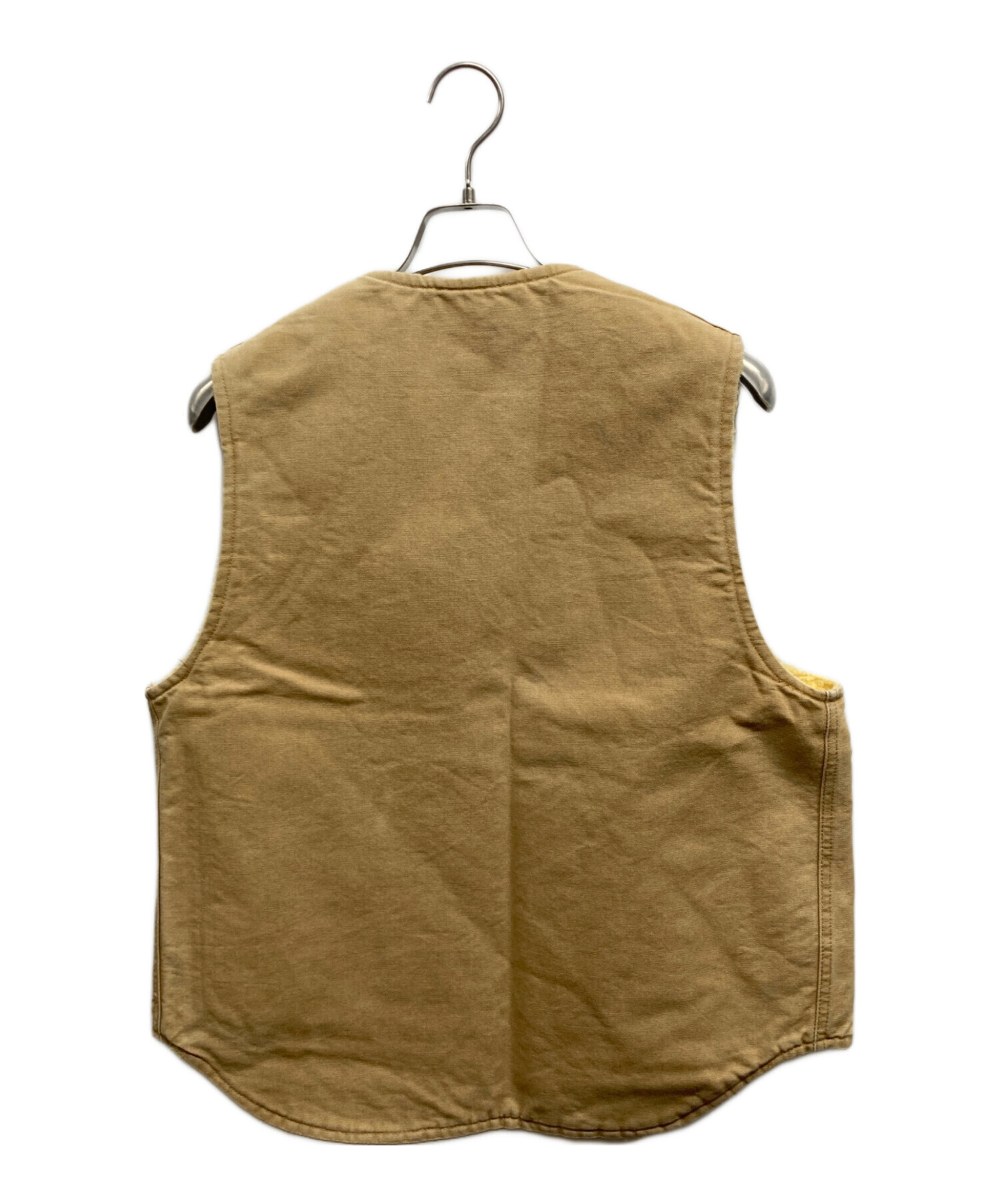 中古・古着通販】CarHartt (カーハート) 80Sダックベスト ベージュ