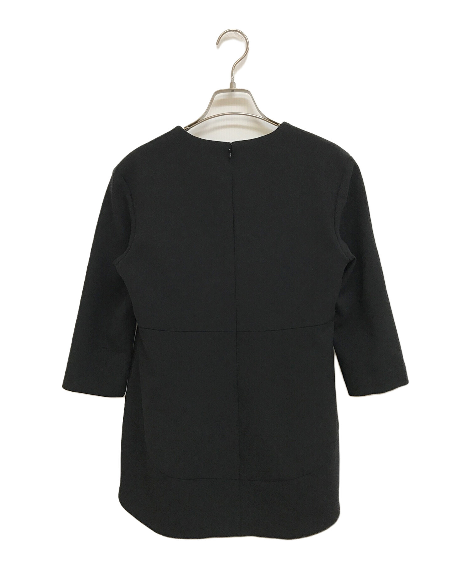 中古・古着通販】YOKO CHAN (ヨーコチャン) パールブラウス ブラック