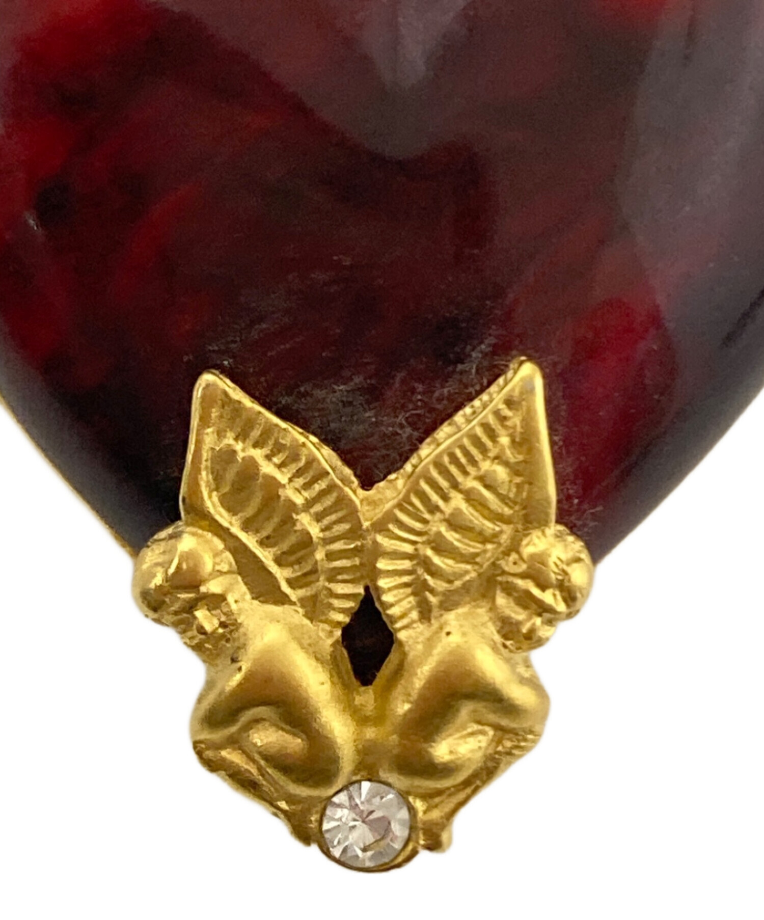 中古・古着通販】GIVENCHY (ジバンシィ) エンジェルハートブローチ