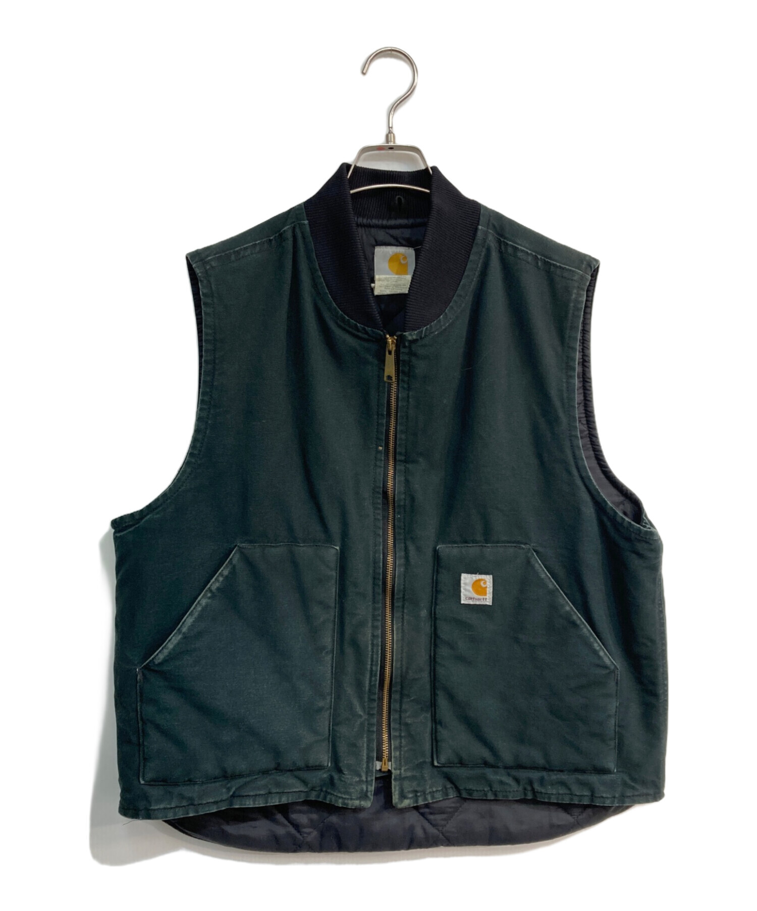 中古・古着通販】CarHartt (カーハート) ダックベスト グリーン サイズ