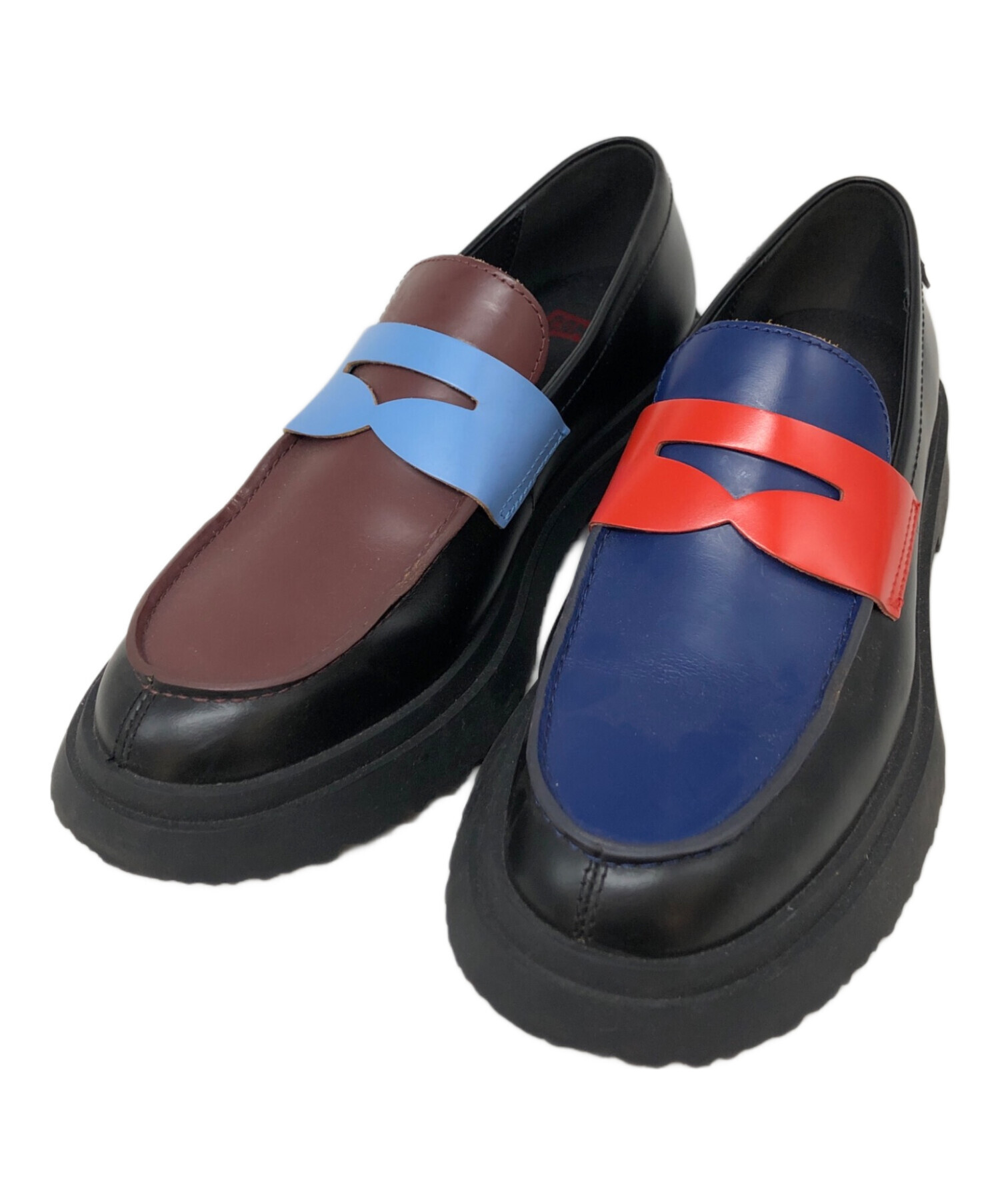 中古・古着通販】CAMPER (カンペール) TWINSマルチカラーローファー