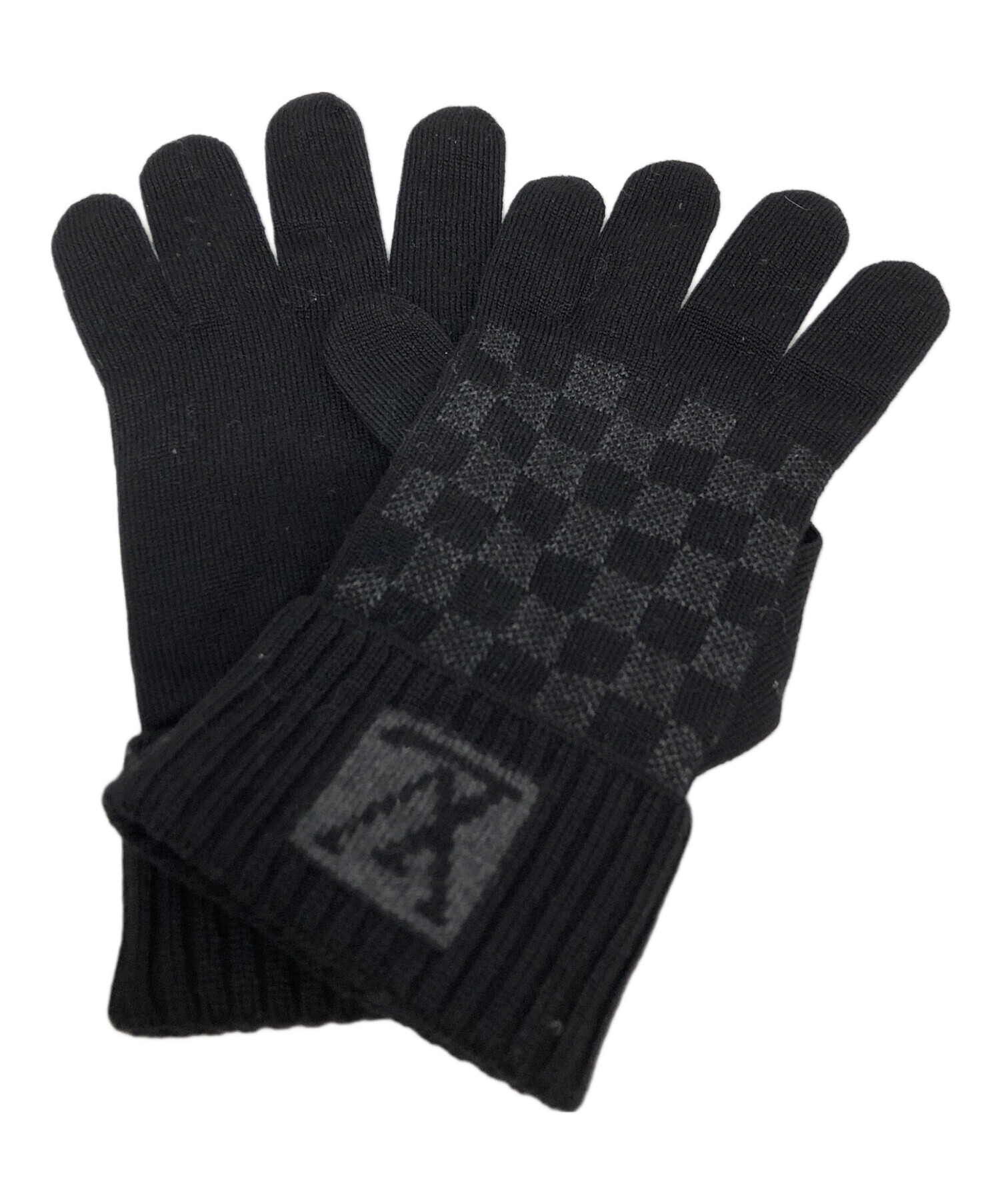 中古・古着通販】LOUIS VUITTON (ルイ ヴィトン) 手袋 ブラック