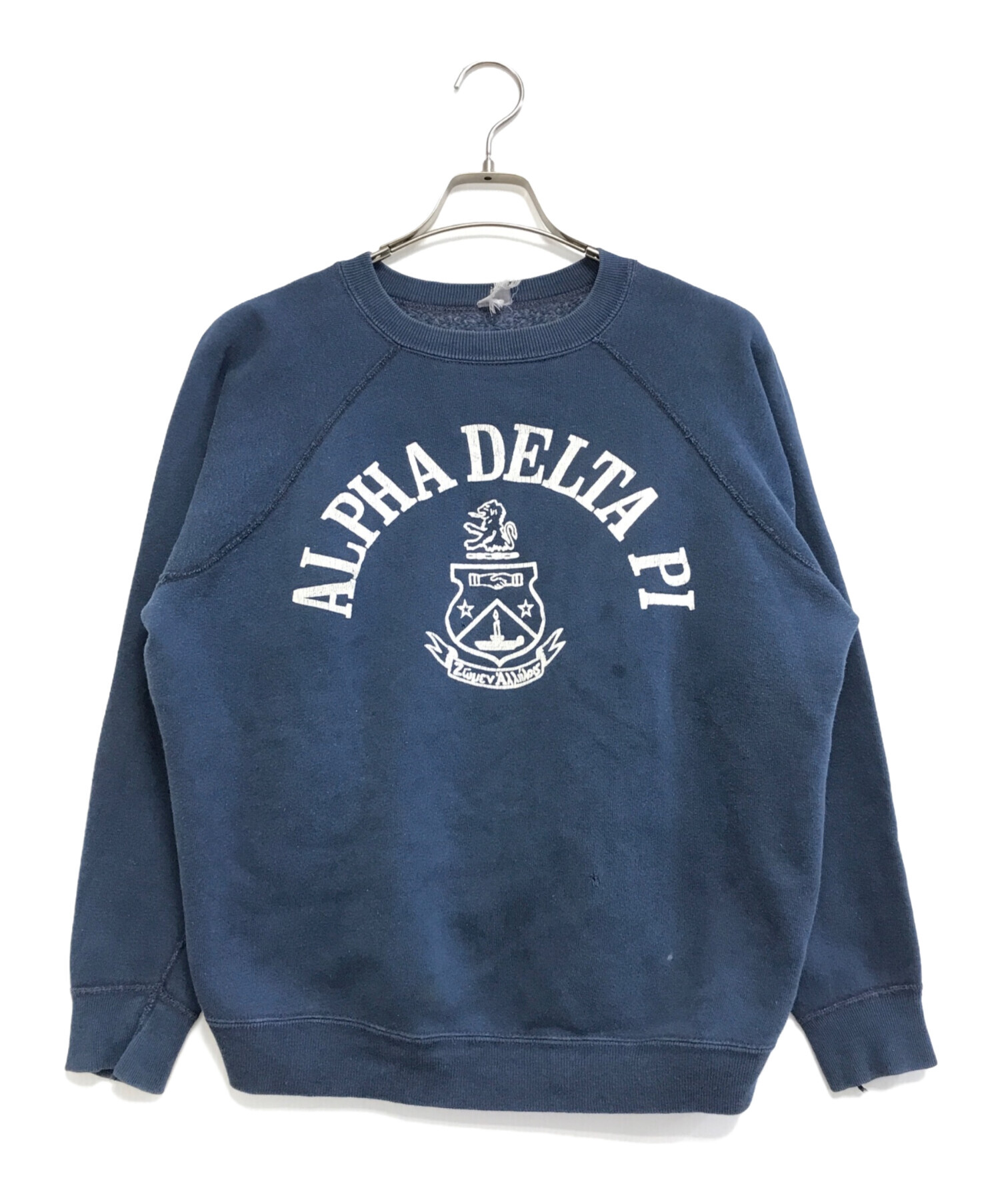 中古・古着通販】VINTAGE (ヴィンテージ) ラグランスウェット ネイビー