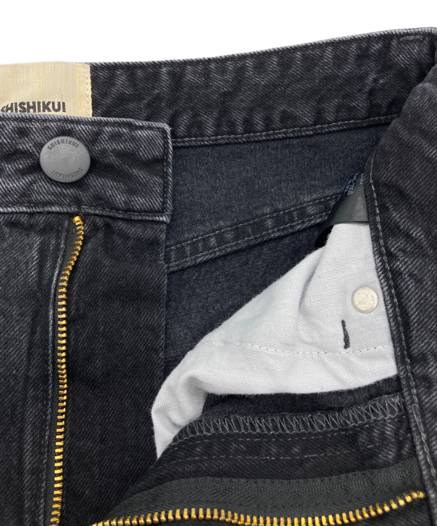 中古・古着通販】SHISHIKUI (シシクイ) Dad / Blackデニムパンツ