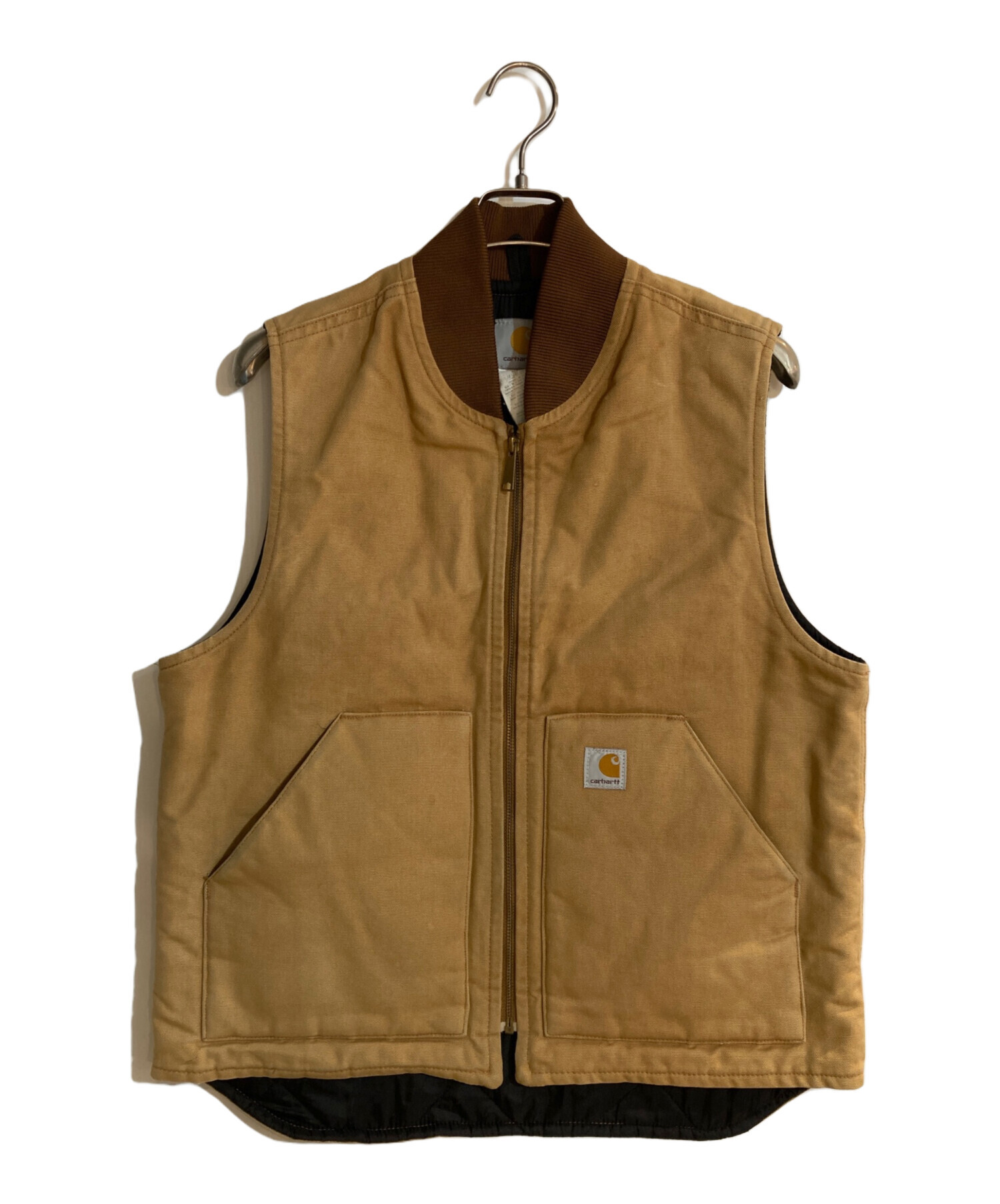 中古・古着通販】CarHartt (カーハート) ダックベスト ブラウン サイズ
