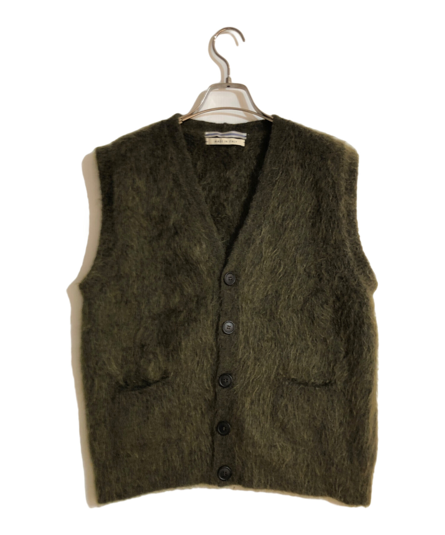 中古・古着通販】Cristaseya (クリスタセヤ) ニットベスト グリーン