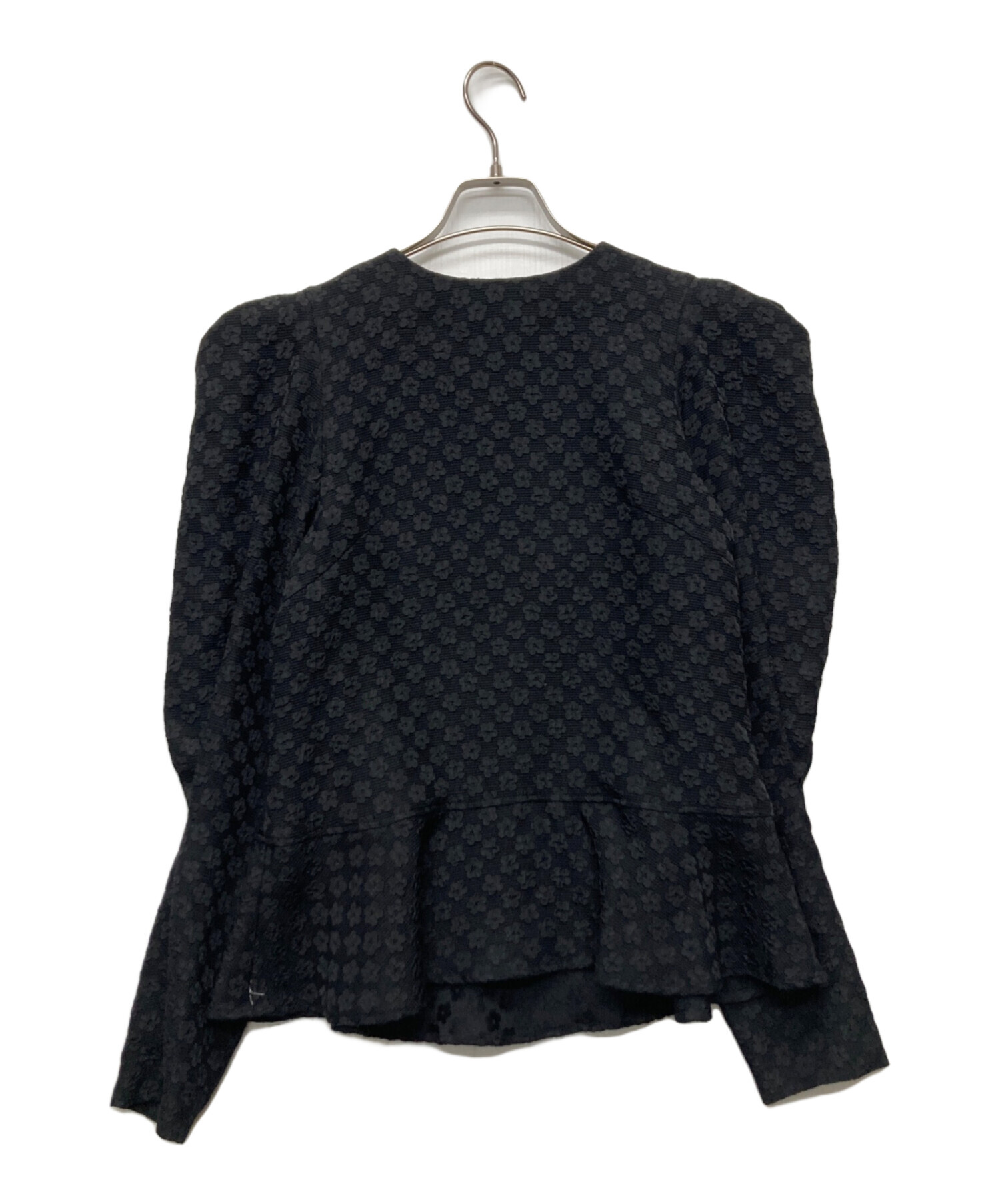 中古・古着通販】OHGA (オオガ) フラワージャガードブラウス/OHGA-1060