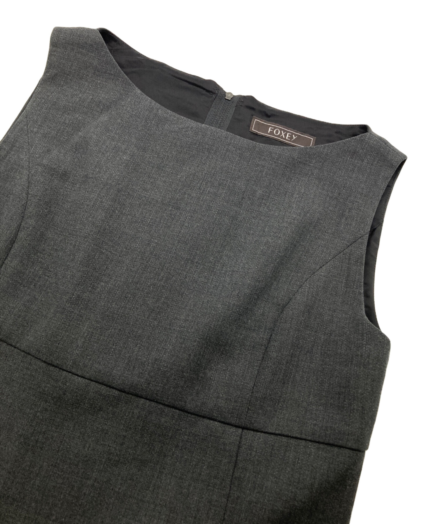 中古・古着通販】FOXEY (フォクシー) CHYPREノースリーブワンピース