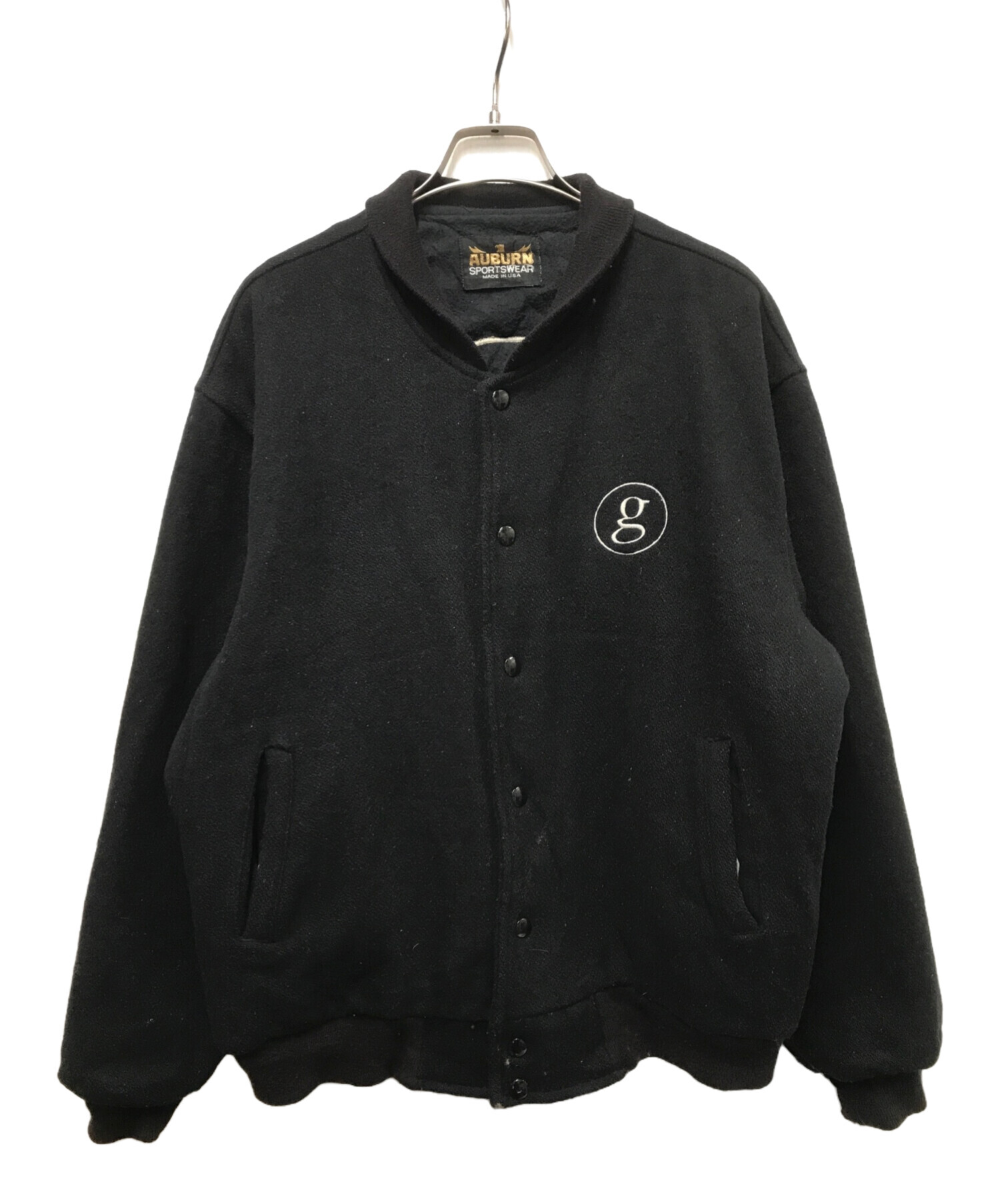 中古・古着通販】AUBURN (オーバーン) スタジャン ブラック サイズ