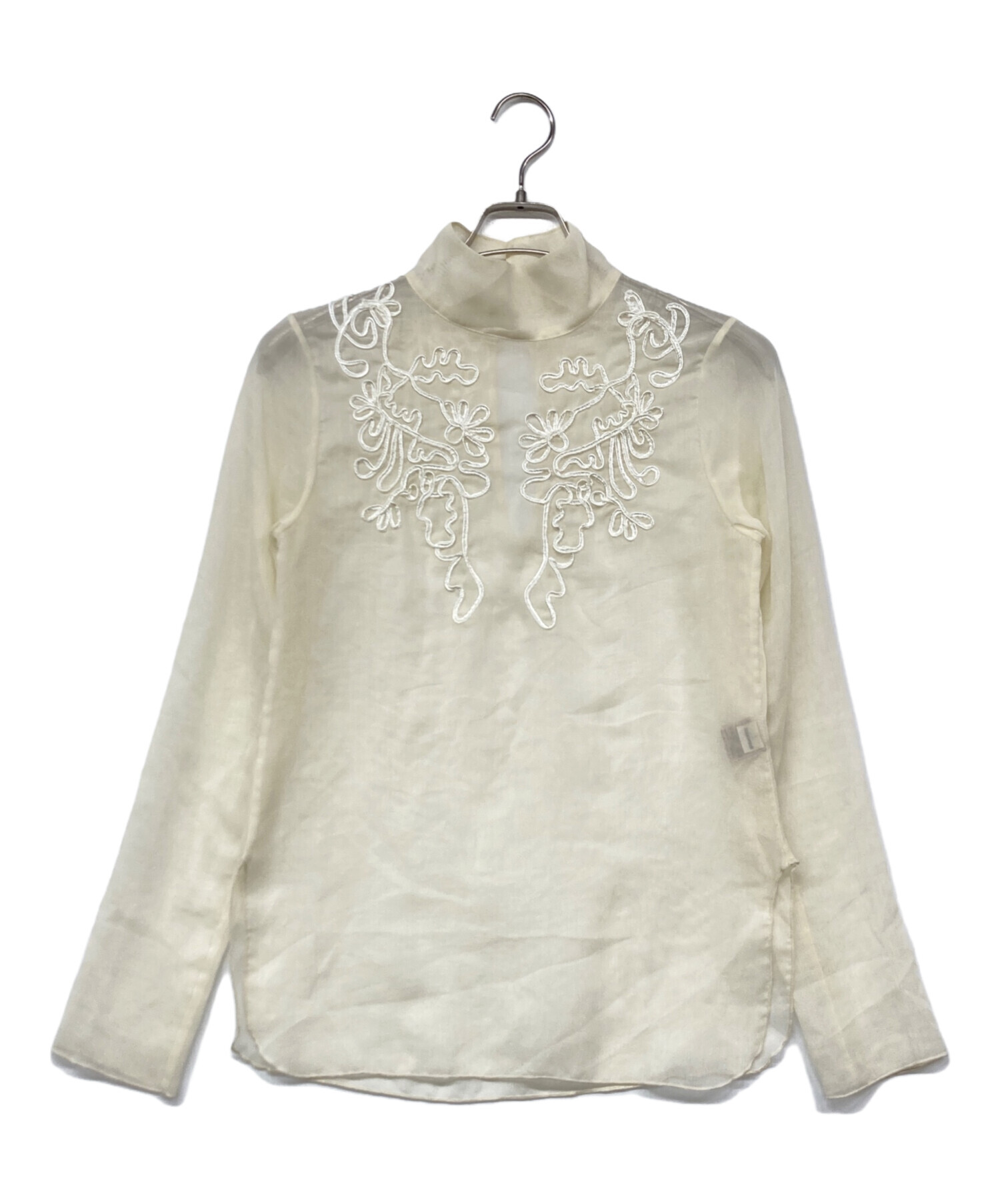 中古・古着通販】TODAYFUL (トゥデイフル) Sheer Embroidery Blouse