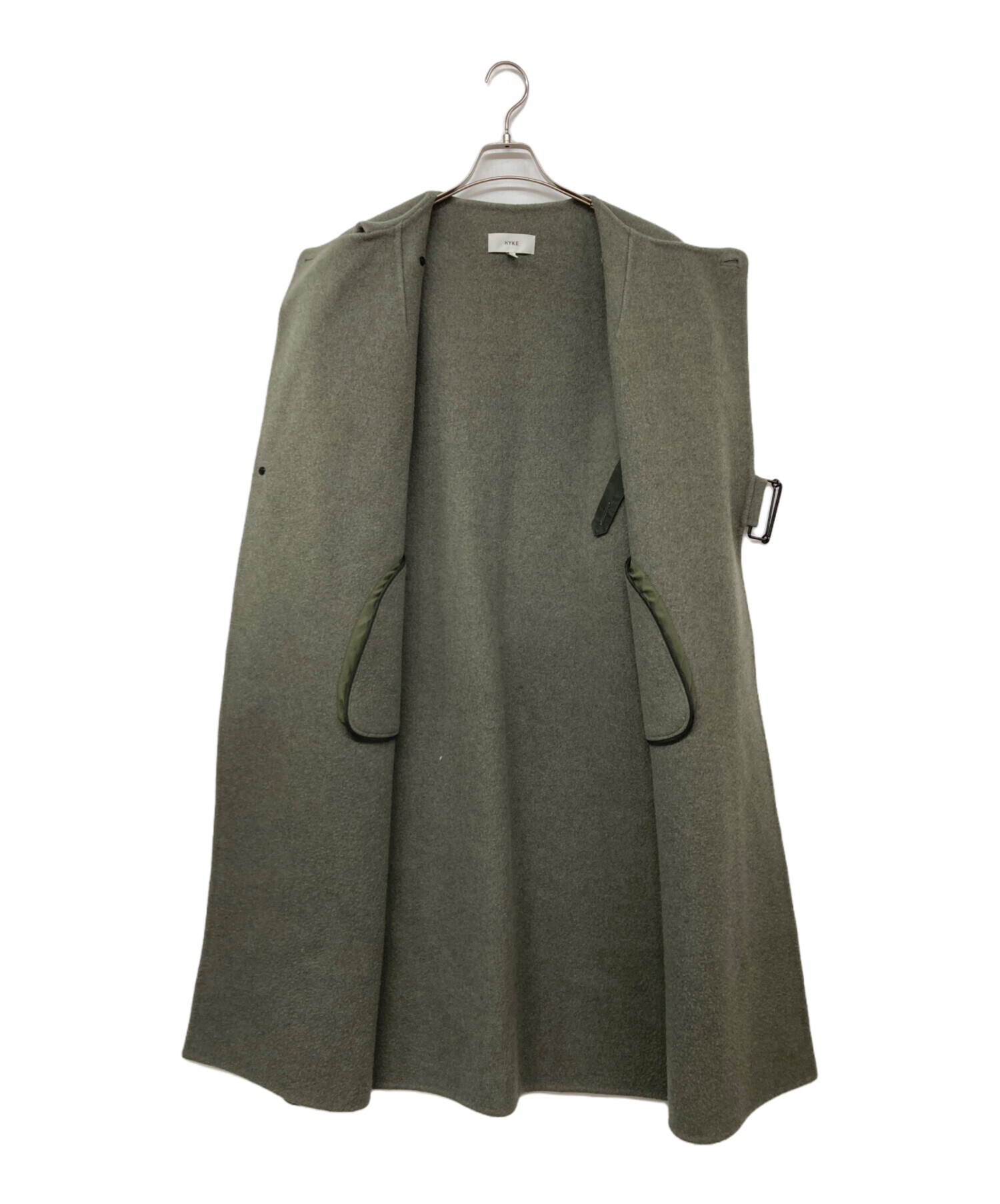 中古・古着通販】HYKE (ハイク) DOUBLE FACE TRENCH COAT / ダブル