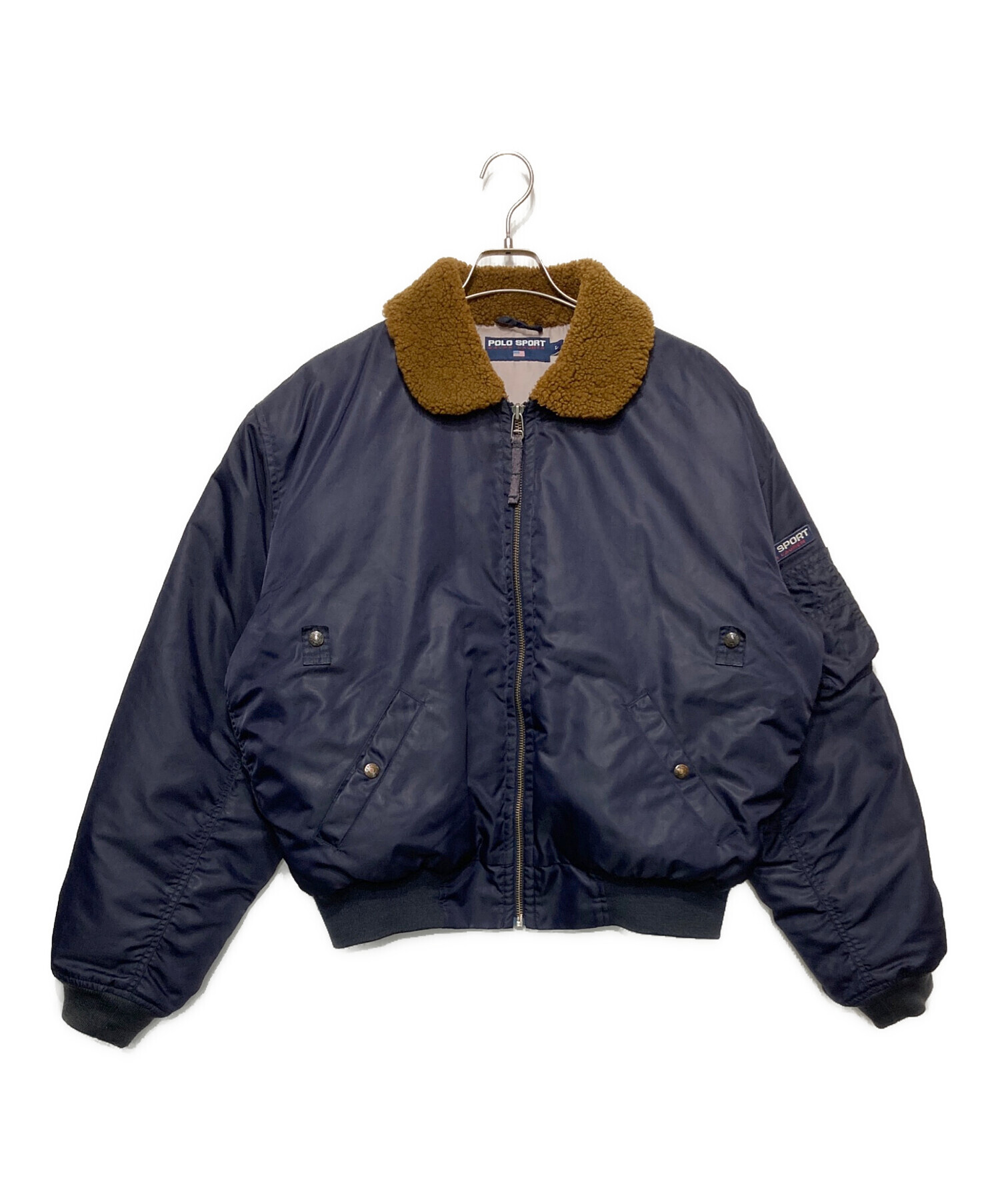中古・古着通販】POLO SPORT (ポロスポーツ) ボア襟B-15フライトダウン