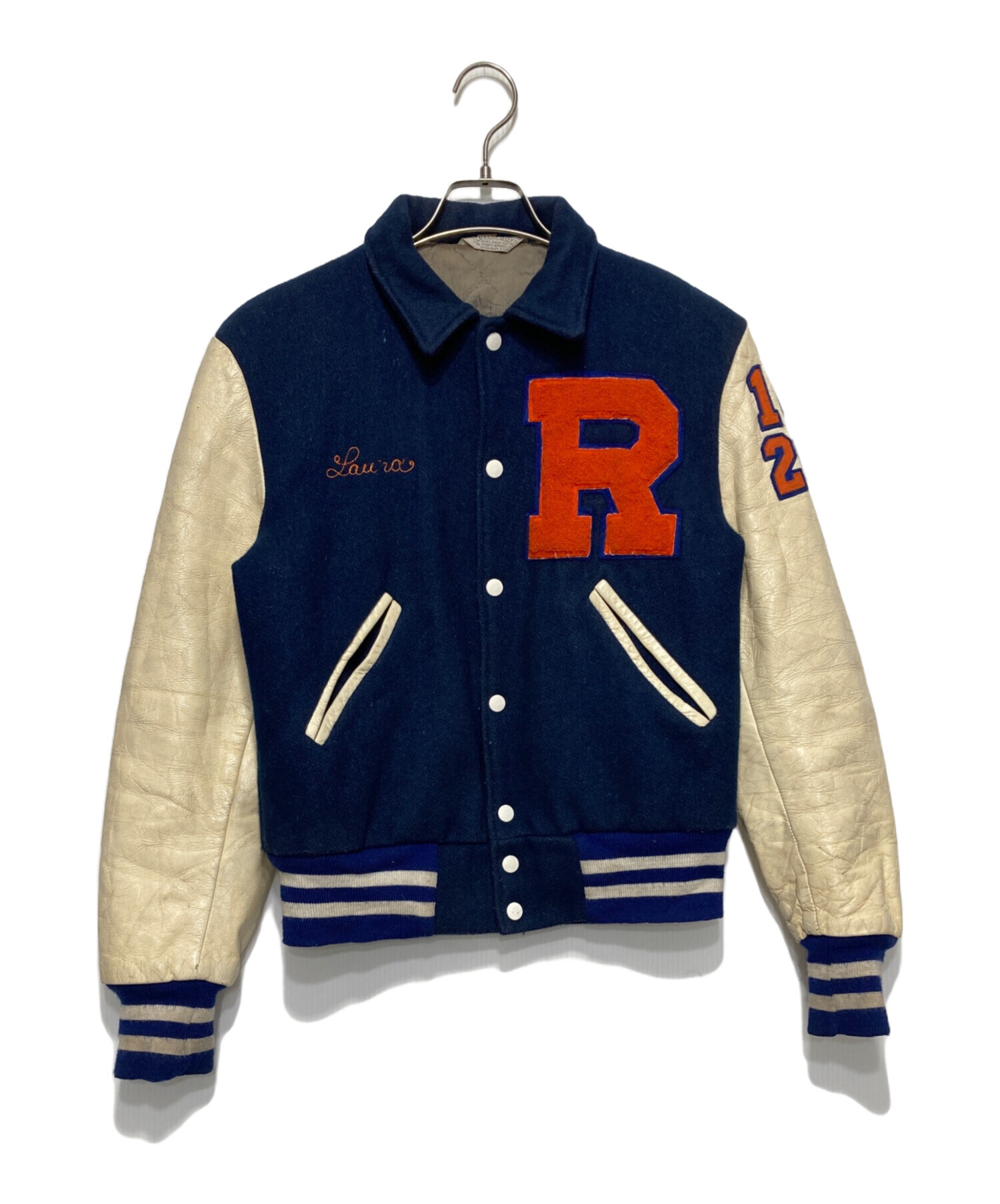 中古・古着通販】DEERFOOT (ディアフット) ウールスタジャン ブルー