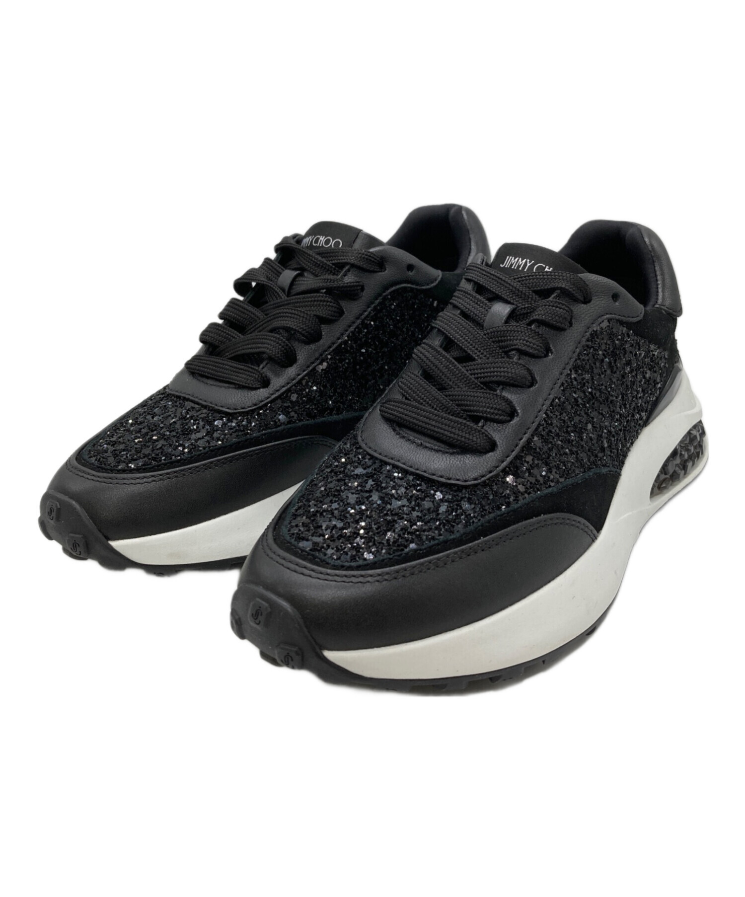 中古・古着通販】JIMMY CHOO (ジミーチュウ) グリッタースニーカー
