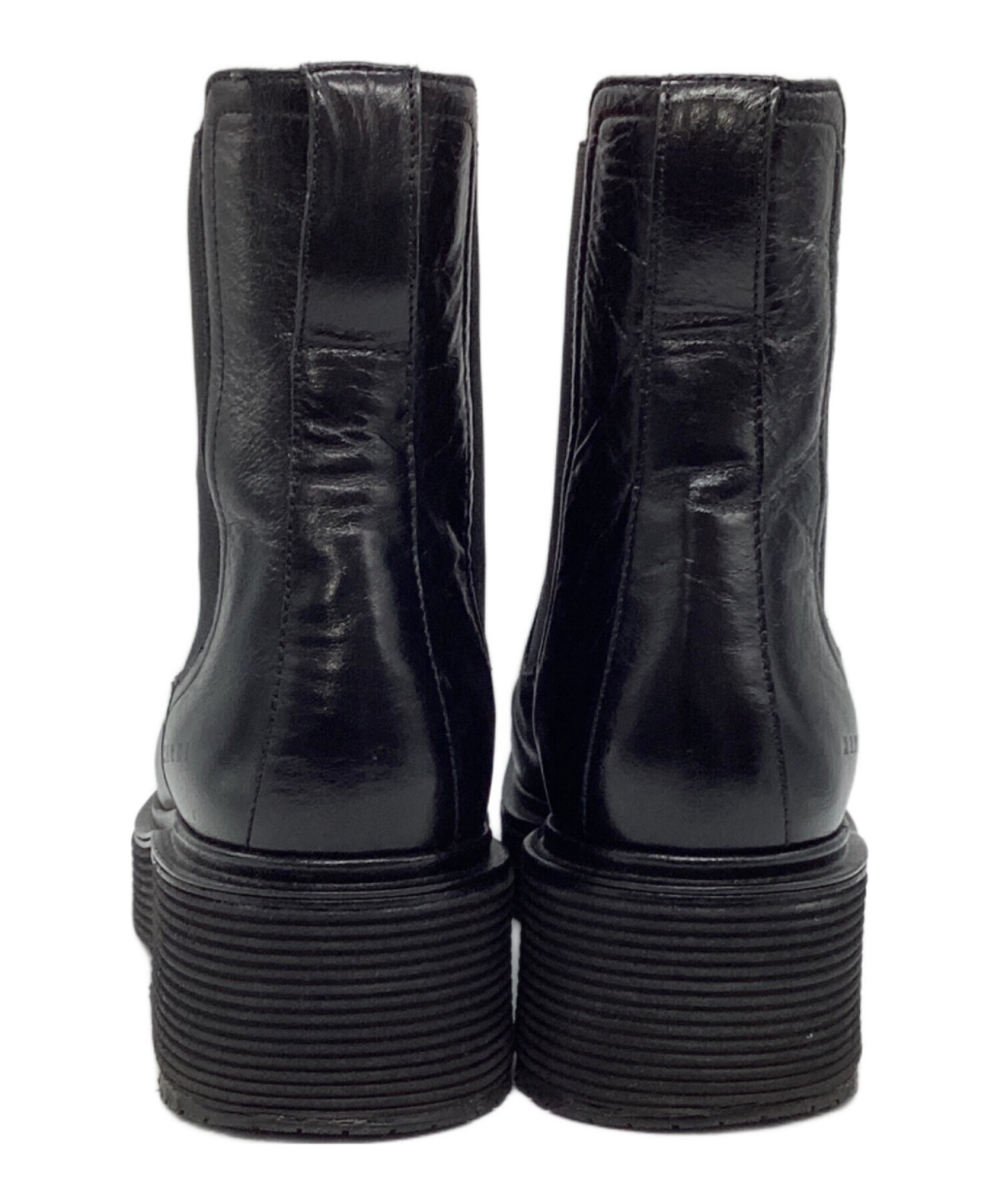 中古・古着通販】MARNI (マルニ) サイドゴアチェルシーブーツ ブラック