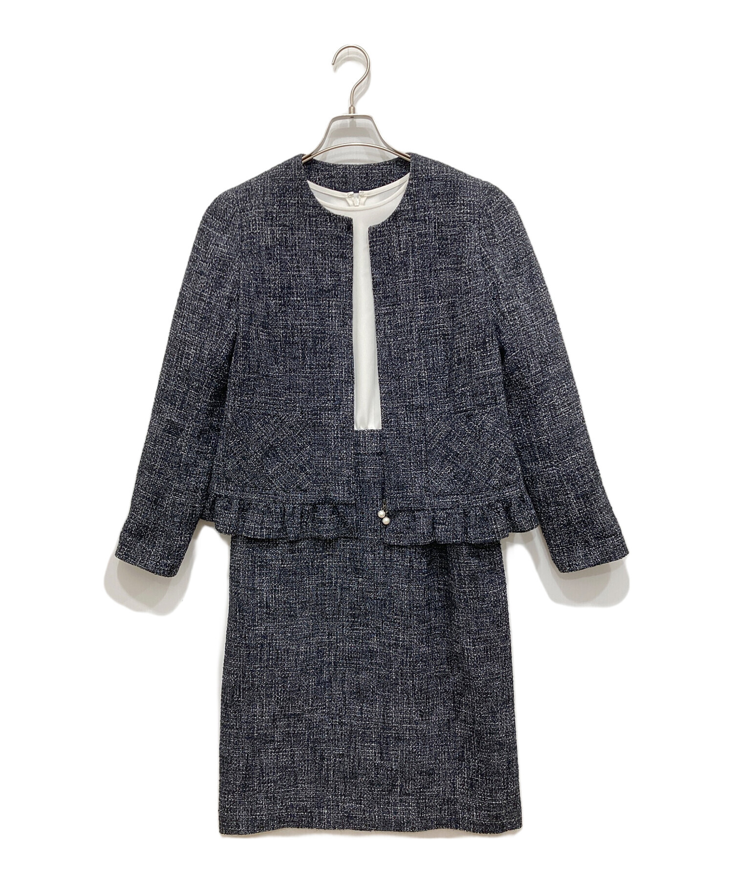中古・古着通販】Rene (ルネ) ツイードジャケット＆ワンピースセット