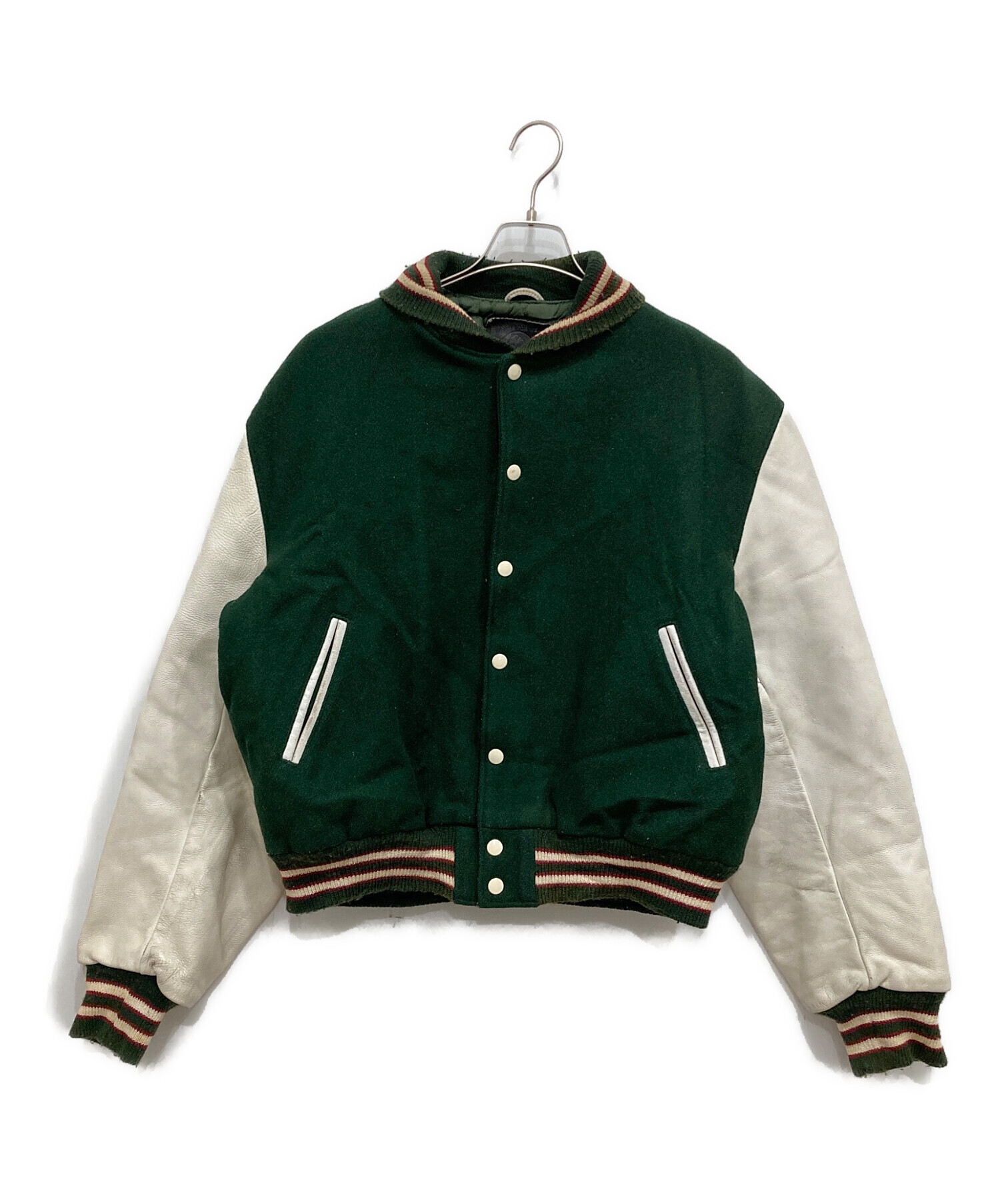 中古・古着通販】Golden Bear (ゴールデンベア) 80～90'sレザー切替