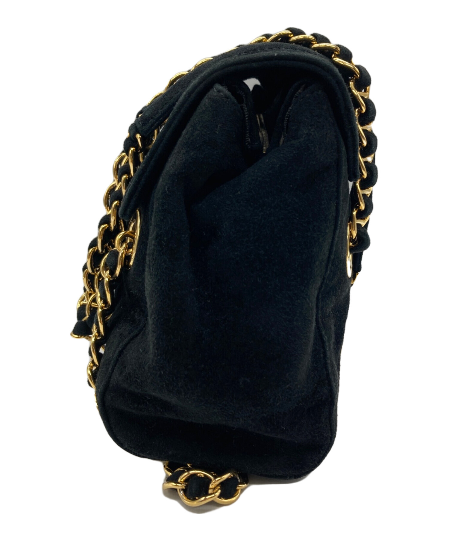 中古・古着通販】PRADA (プラダ) スエードチェーンショルダーバッグ