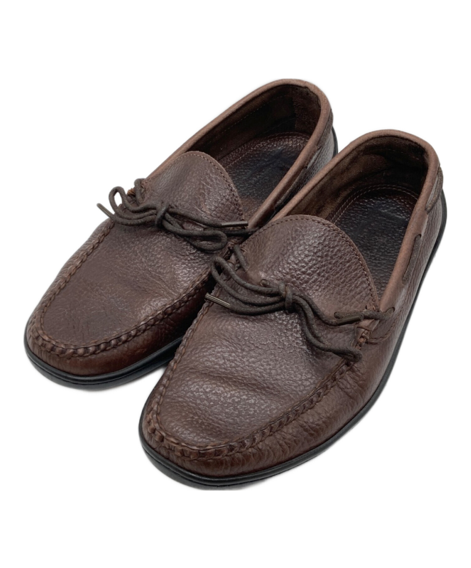 中古・古着通販】ALDEN (オールデン) デッキシューズ 010601 ブラウン