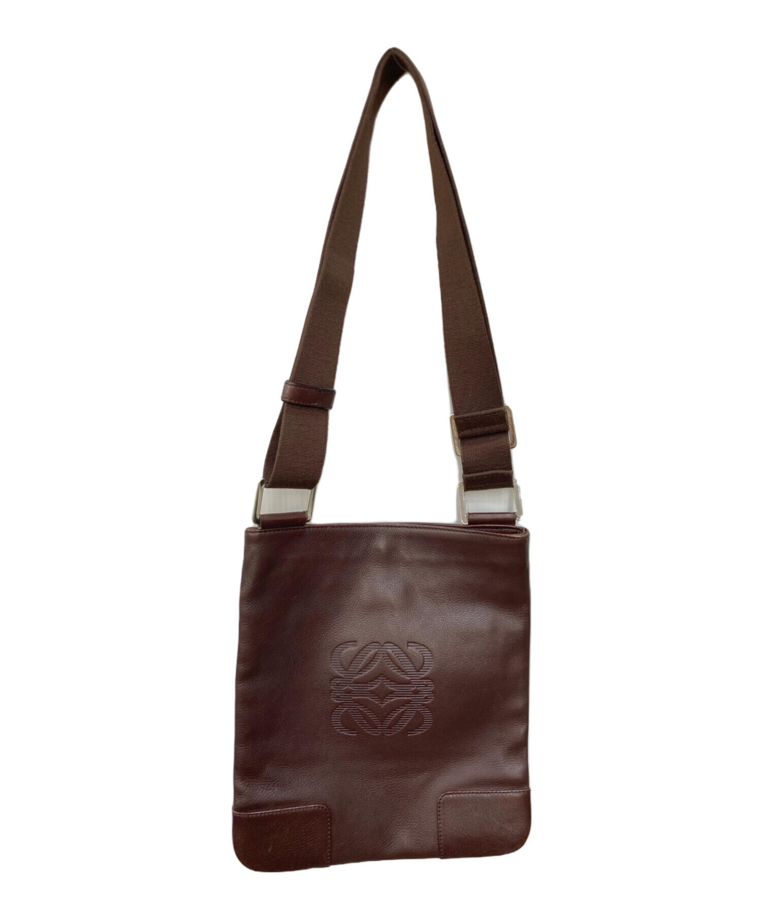 中古・古着通販】LOEWE (ロエベ) アナグラムレザーショルダーバッグ