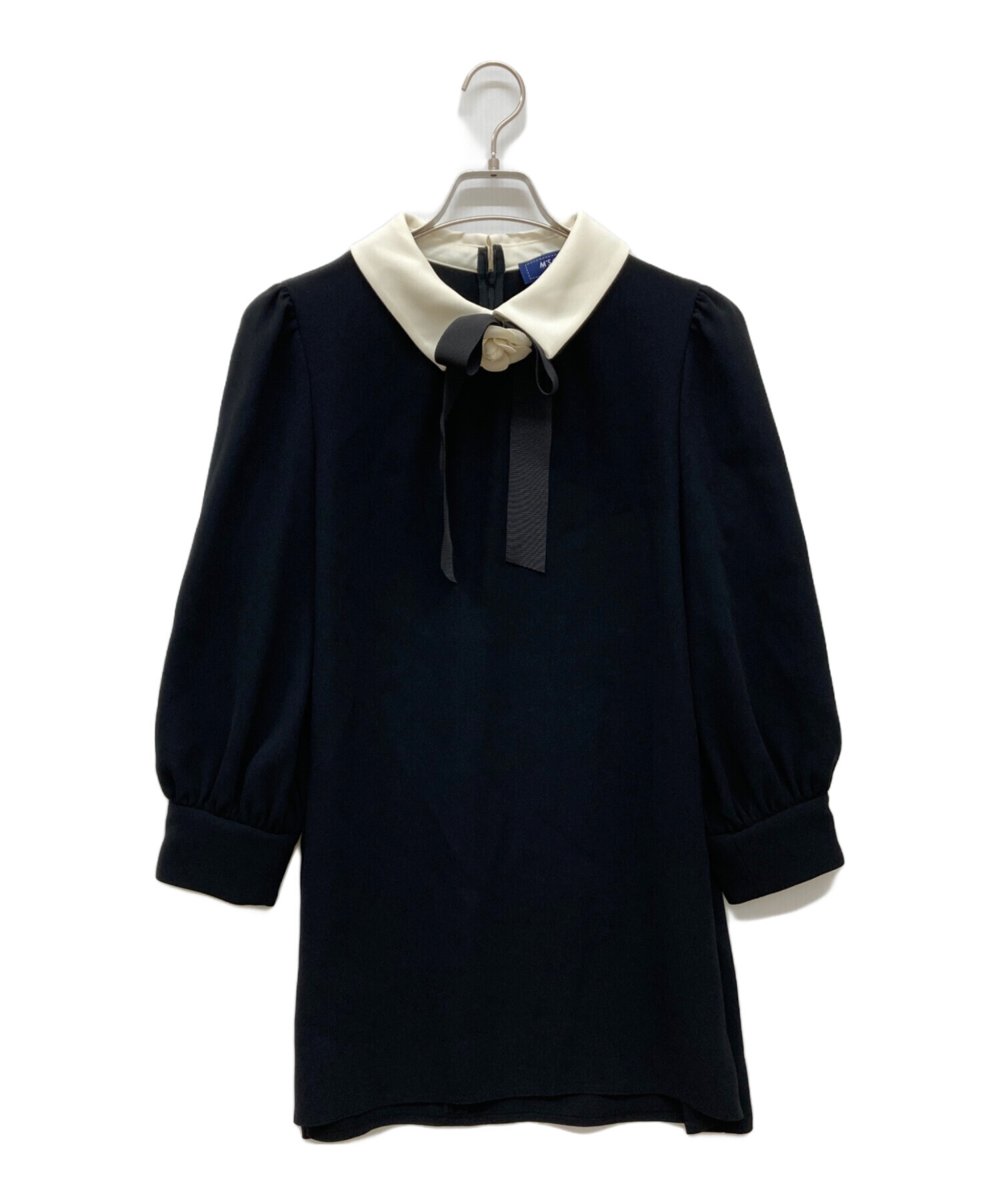 中古・古着通販】M'S GRACY (エムズグレイシー) 白襟ロングブラウス