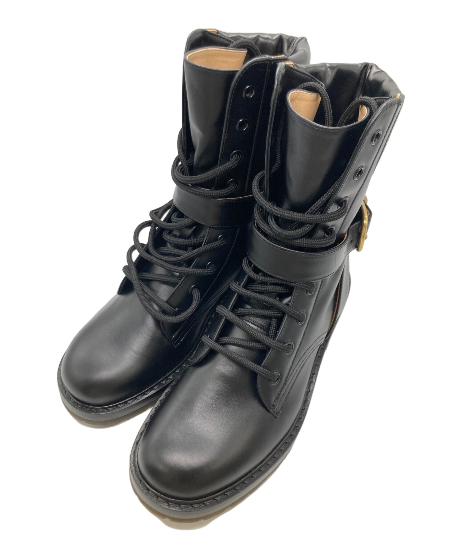 中古・古着通販】Chloe (クロエ) レザーショートブーツ / ディアヌ