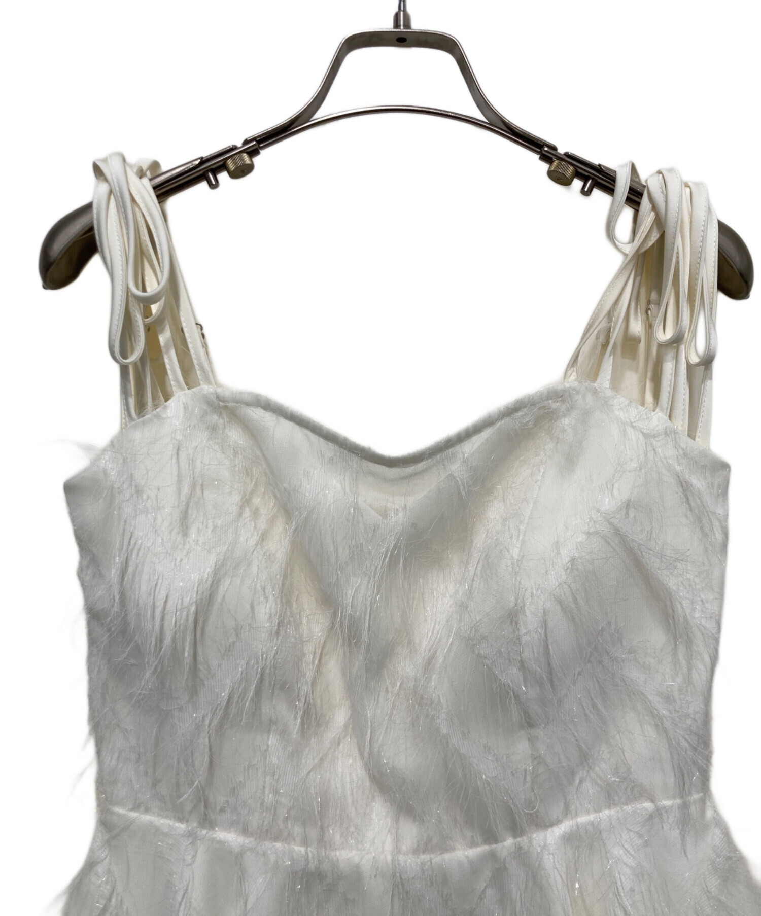 中古・古着通販】M me eme (エムミーエメ) フェザーキャミソール