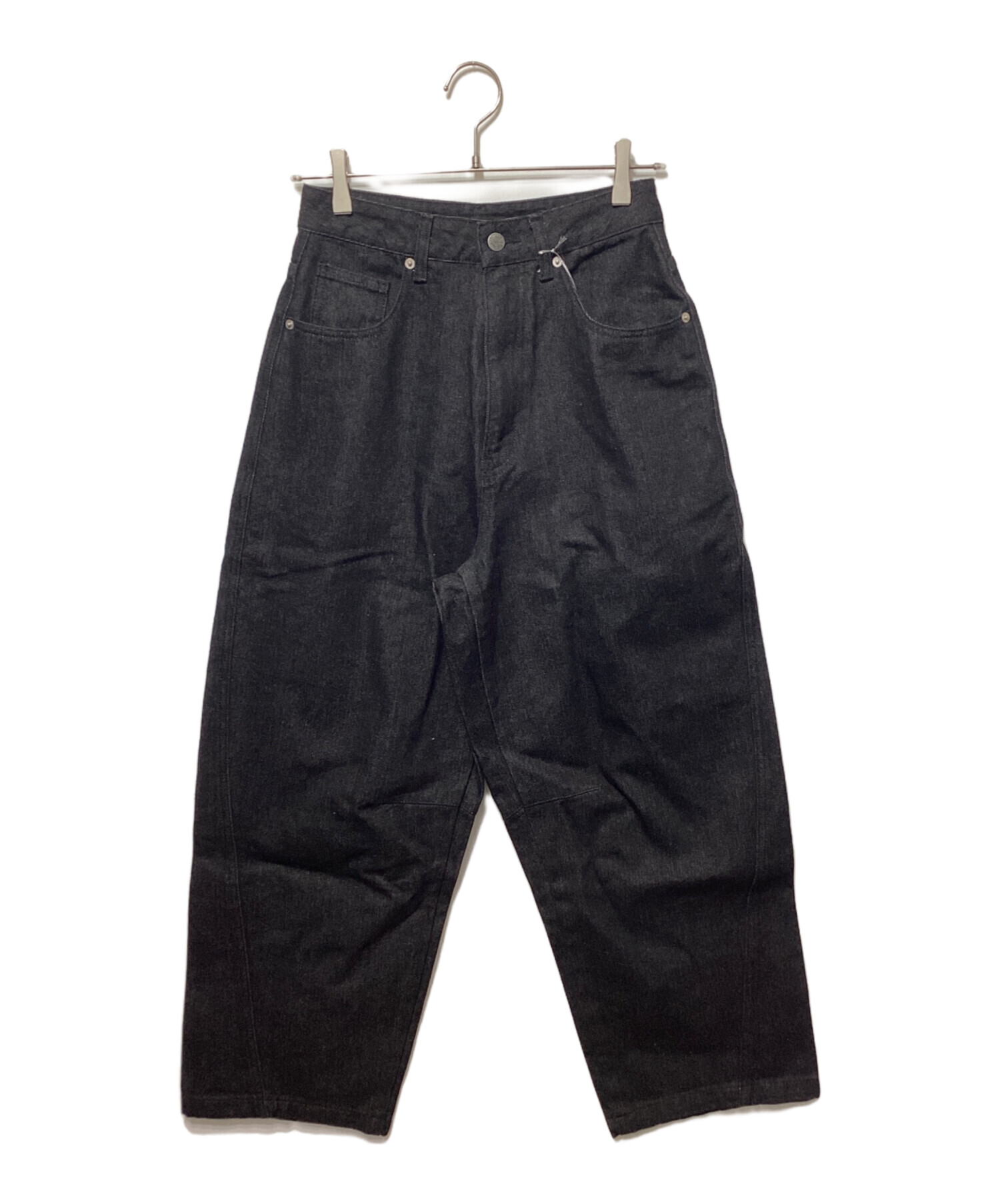 中古・古着通販】Noremid (ノーリミッド) ワイドデニムパンツ ブラック