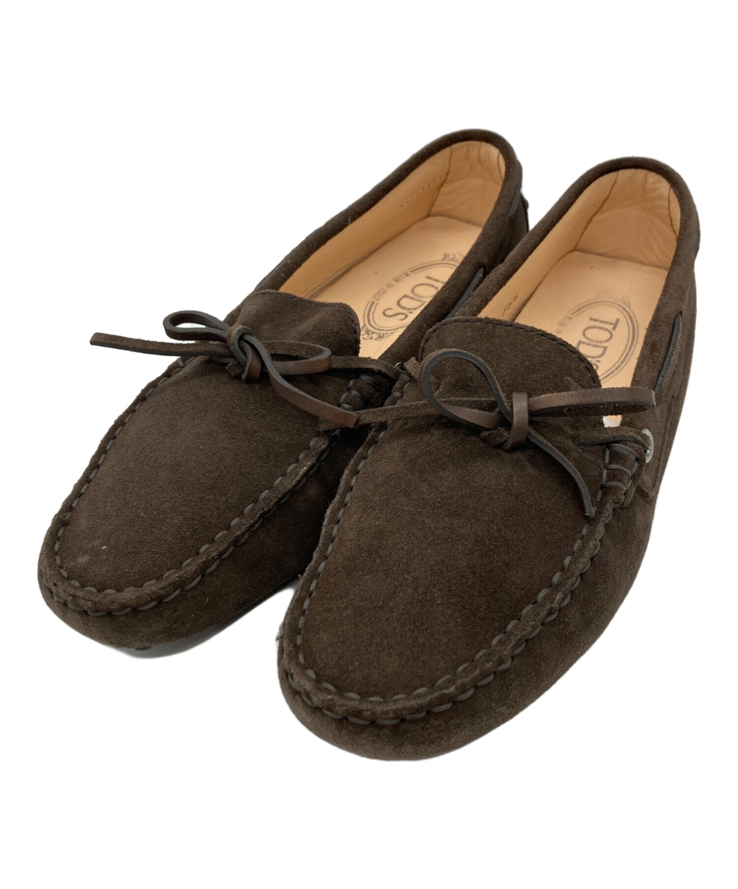 中古・古着通販】TOD'S (トッズ) ドライビングシューズ ブラウン