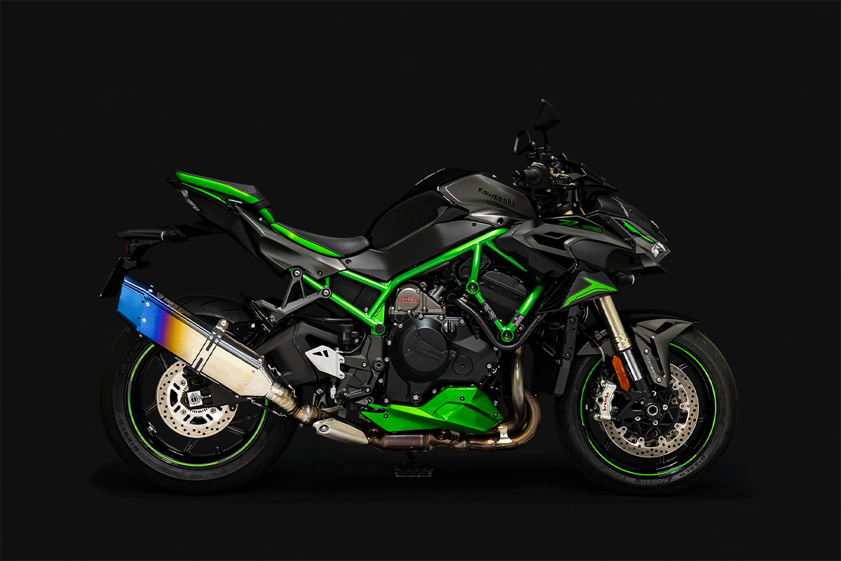 トリックスター / Z H2/SE(23-25)政府認証スリップオンマフラー IKAZUCHI