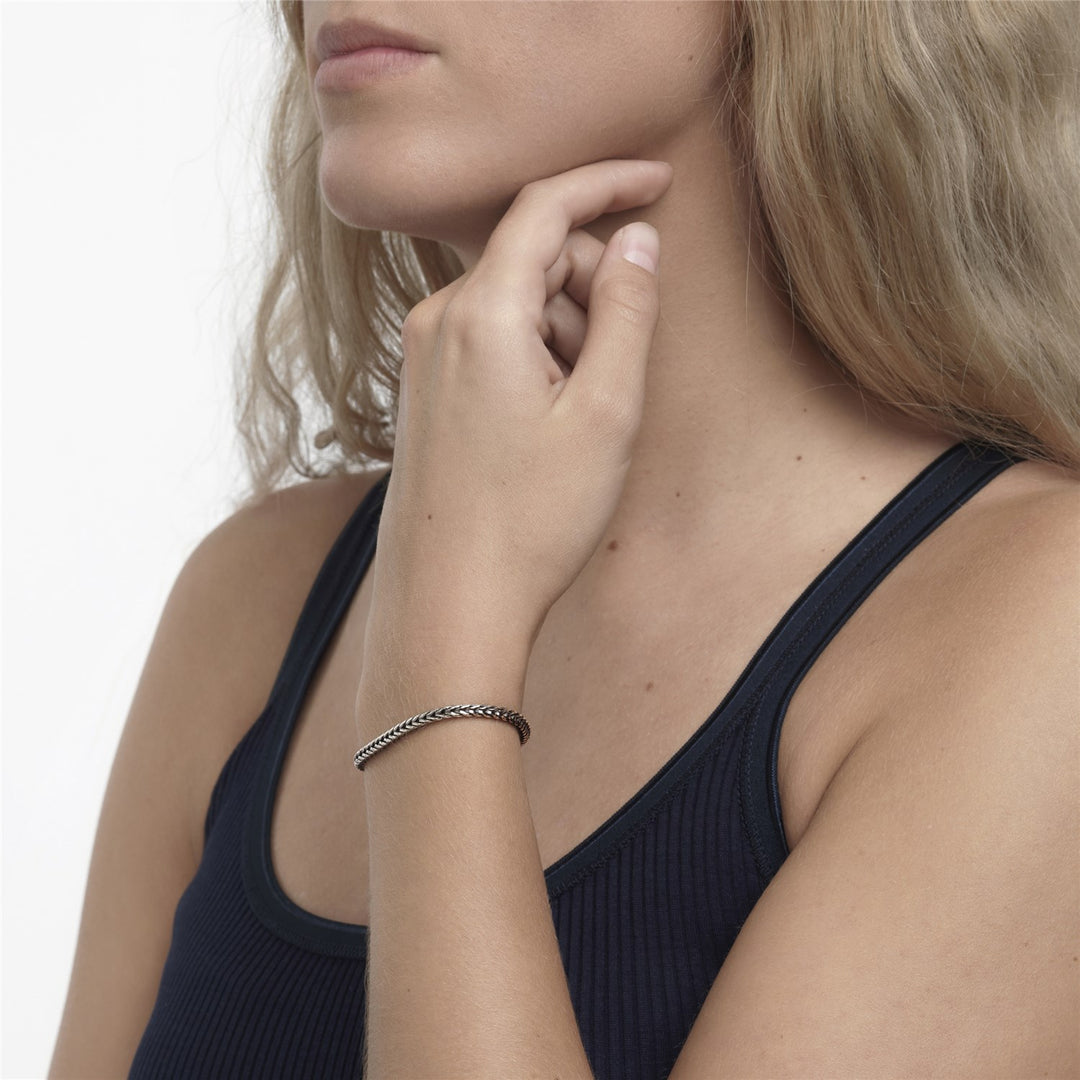 シルバーブレスレット – トロールビーズ