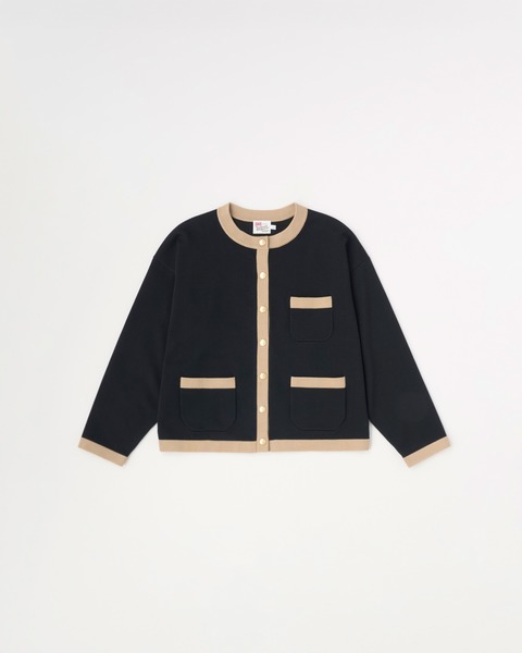 ARKLEY KNIT アークリー ニット｜ネイビー×ブラック｜ウィメンズ