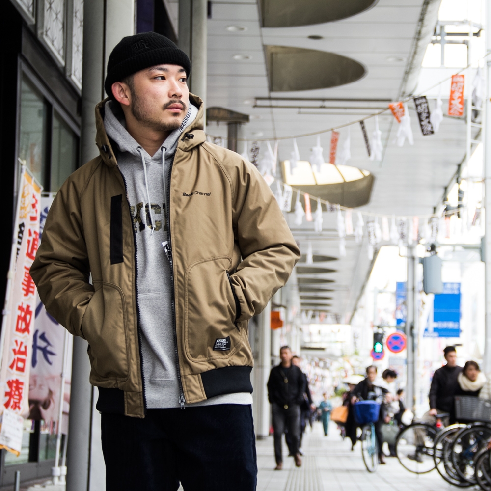 バックチャンネル コーデュラ ナイロン フーディッド ジャケット