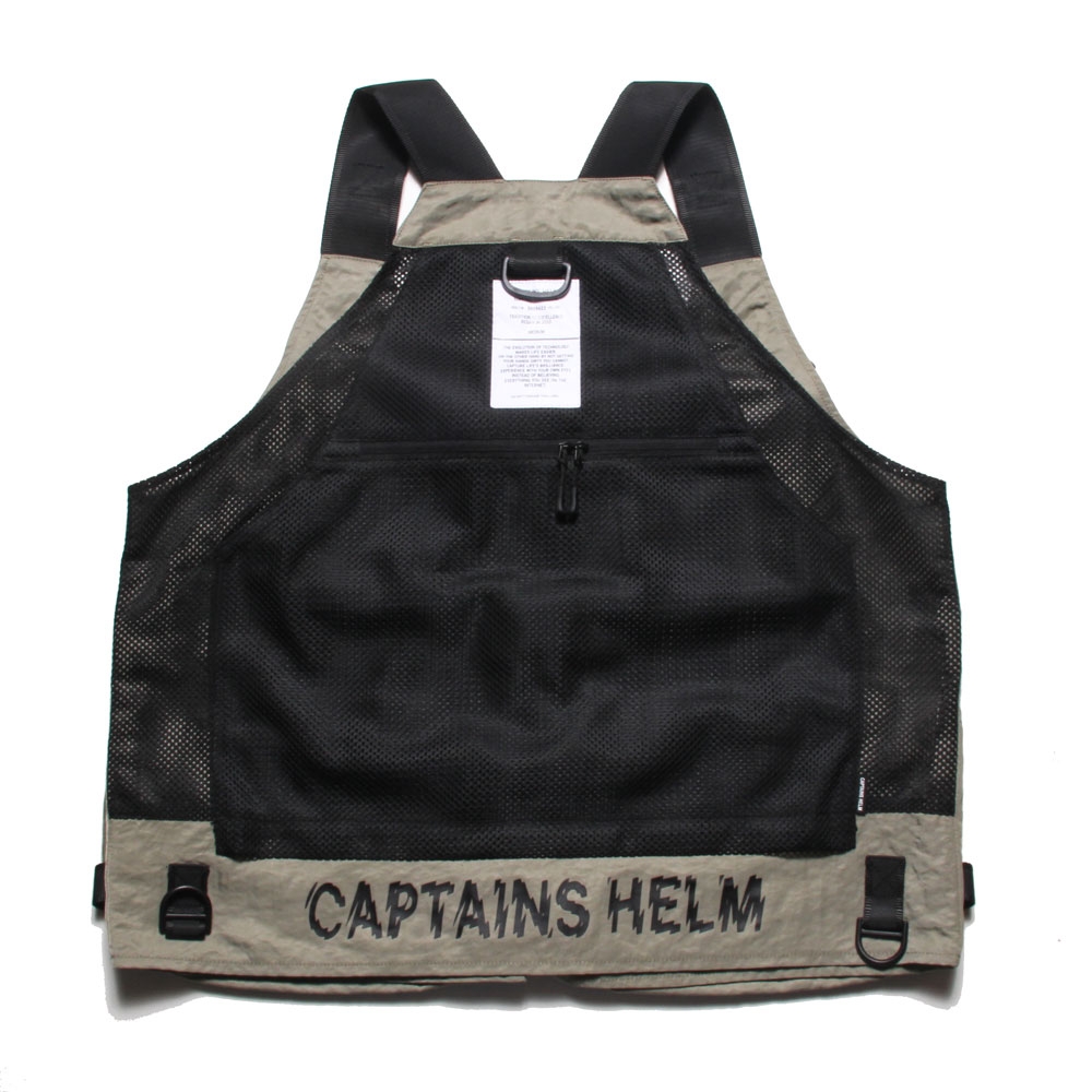 キャプテンズヘルム #ユーティリティー バック メッシュ ベスト