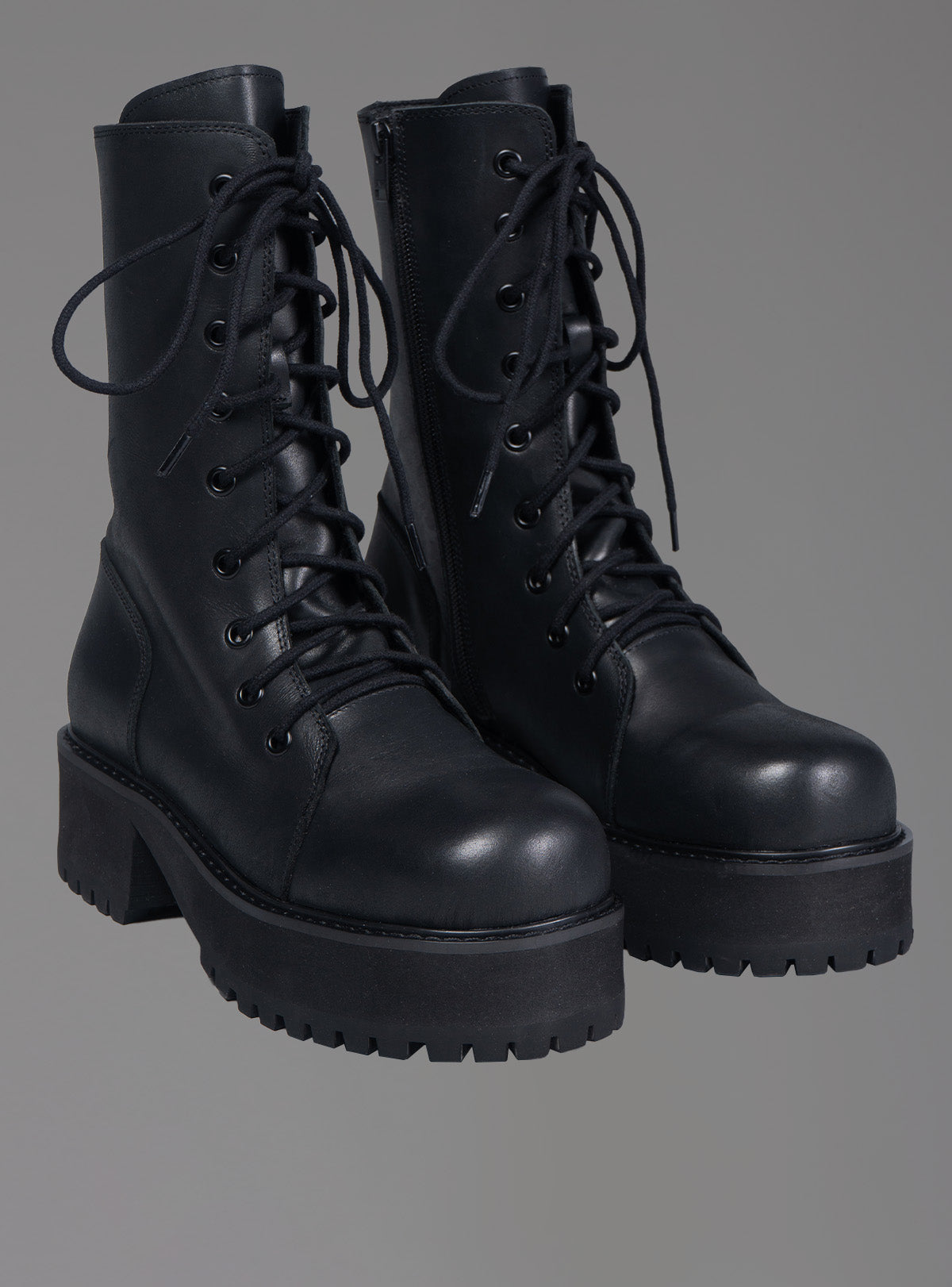 Square Toe Stacked Platform Shoe | UNIF