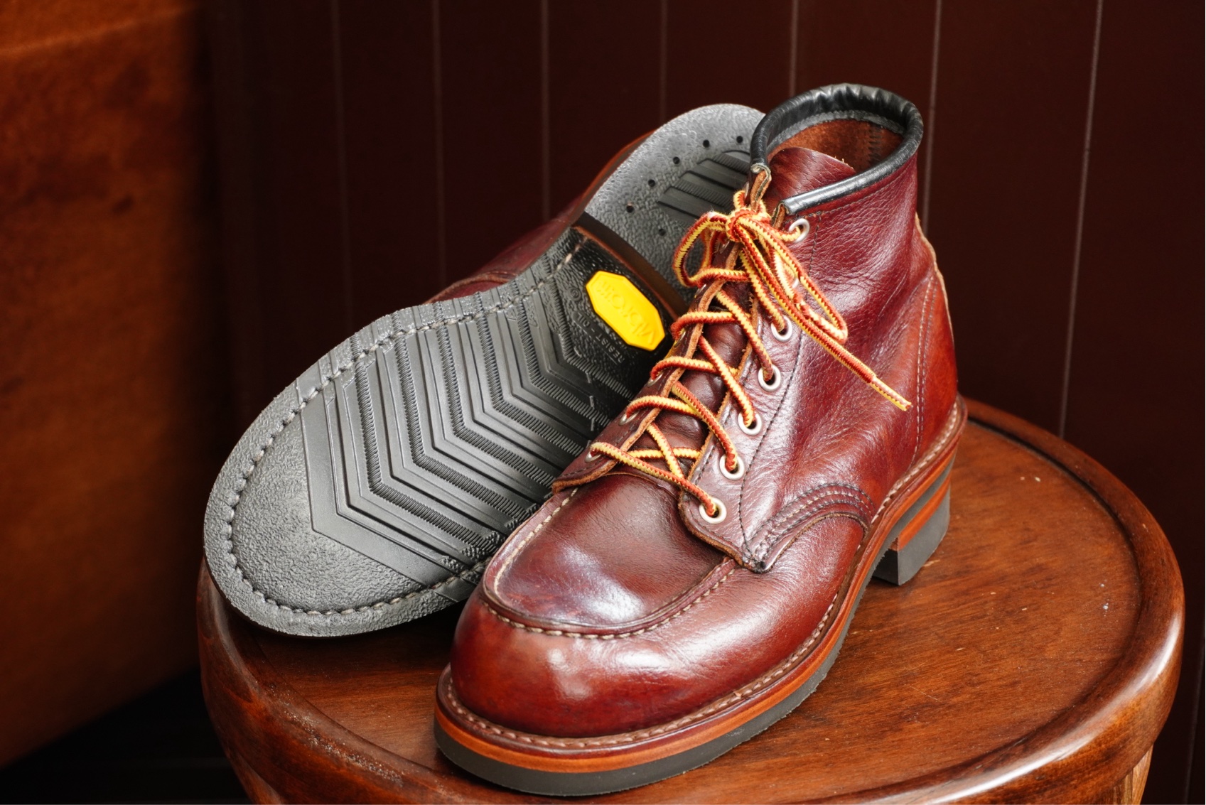 RED WING】Vibram#700 カスタムオールソール レッドウィング アイ