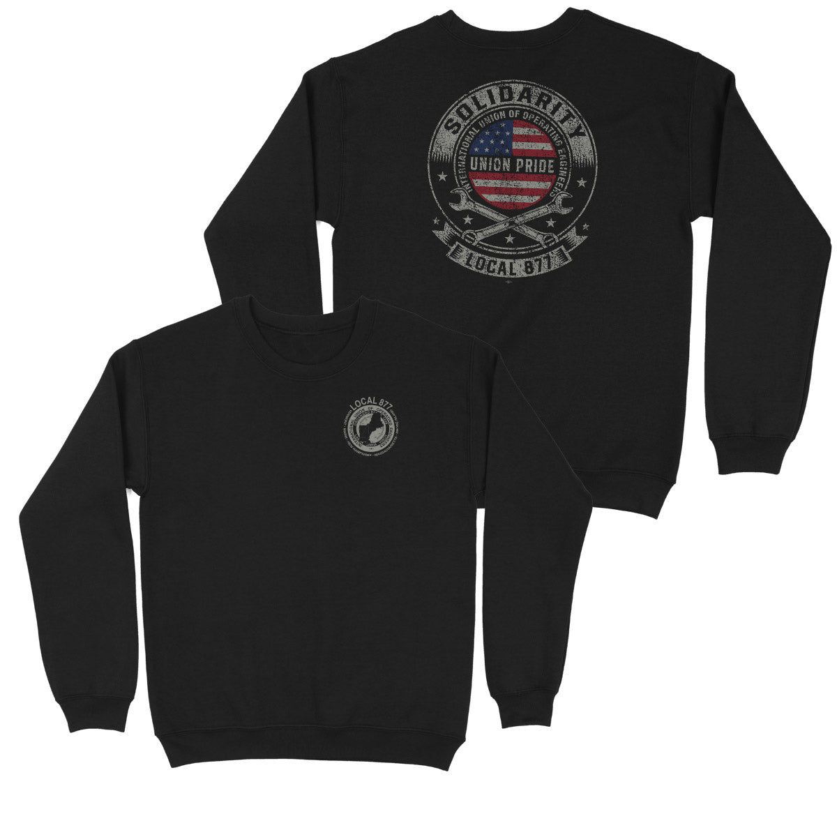 Solidarity IUOE 877 Apparel - Black