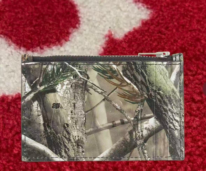Supreme Leather Zip Card Holder Realtree Camo FW25 – UniqueHype