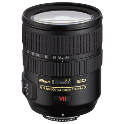 Lente Nikon 24-120mm f/3.5-5.6G ED-IF AF-S VR - Universe Imports