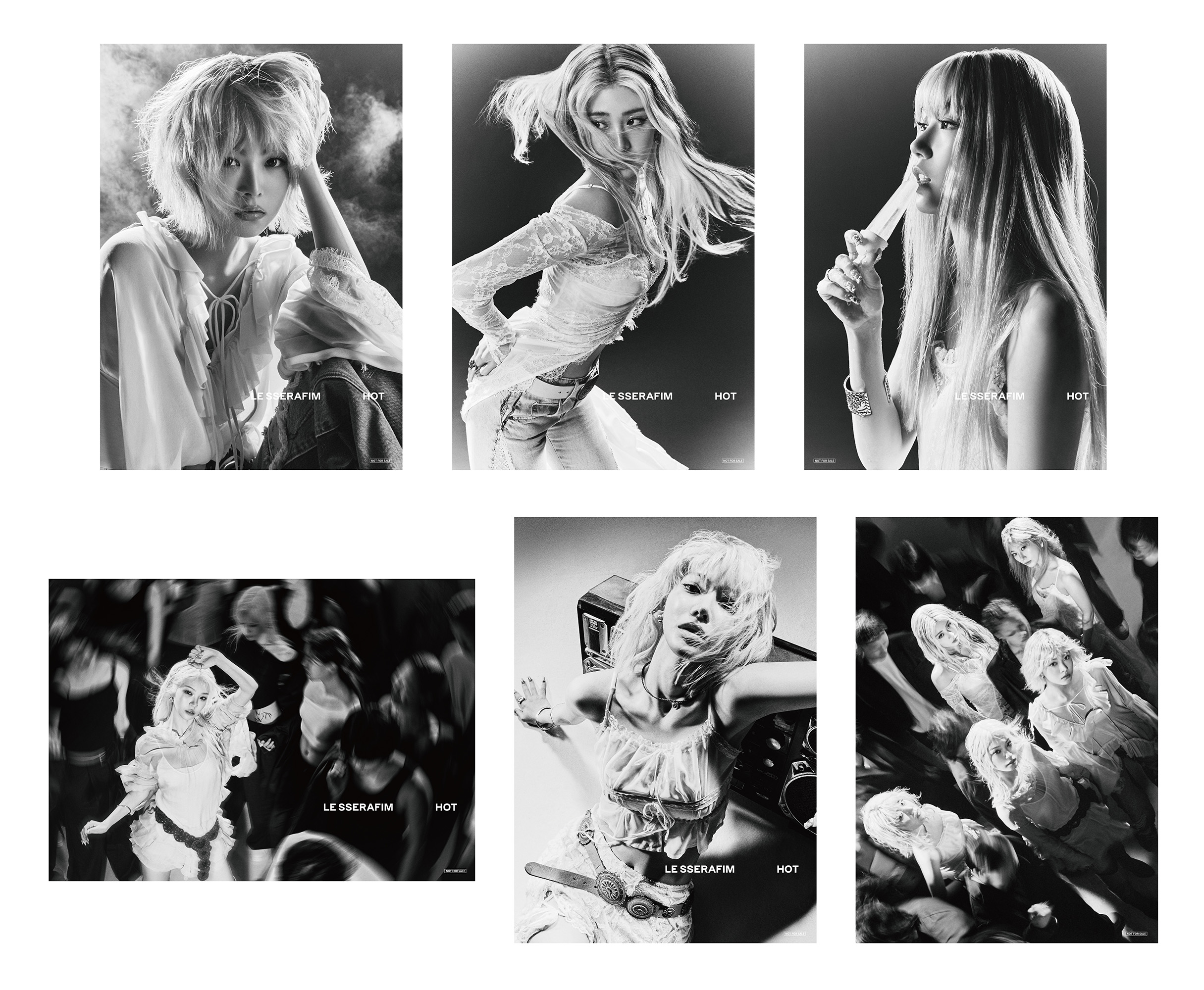 LE SSERAFIM 5th Mini Album 'HOT' CD購入特典絵柄公開！ - LE SSERAFIM